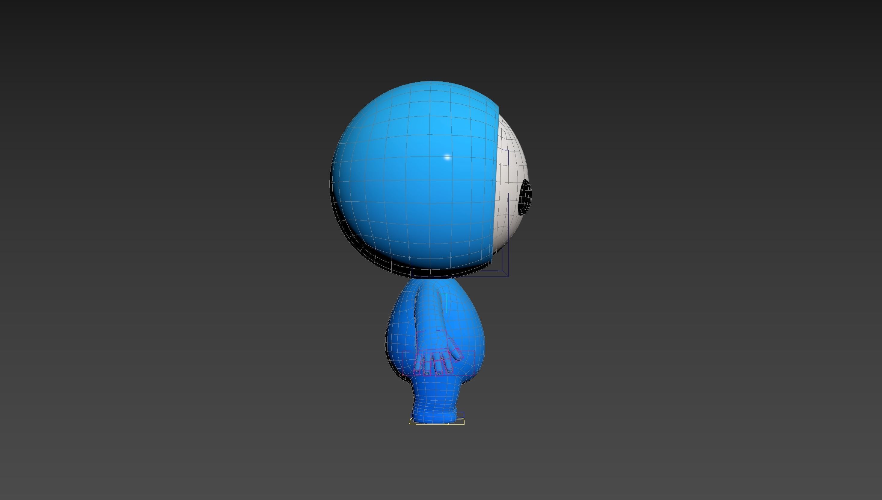 Character248 Rigged Mascot 3D model_30