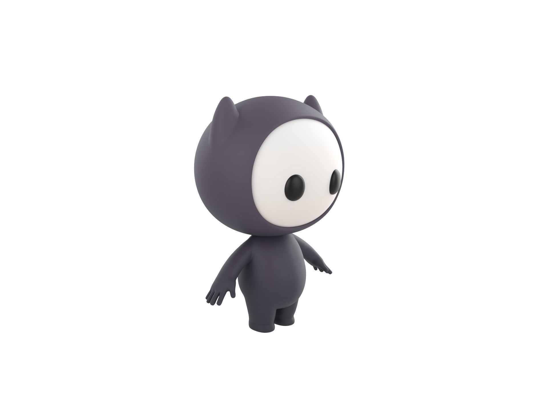 Character249 Rigged Mascot 3D model_8