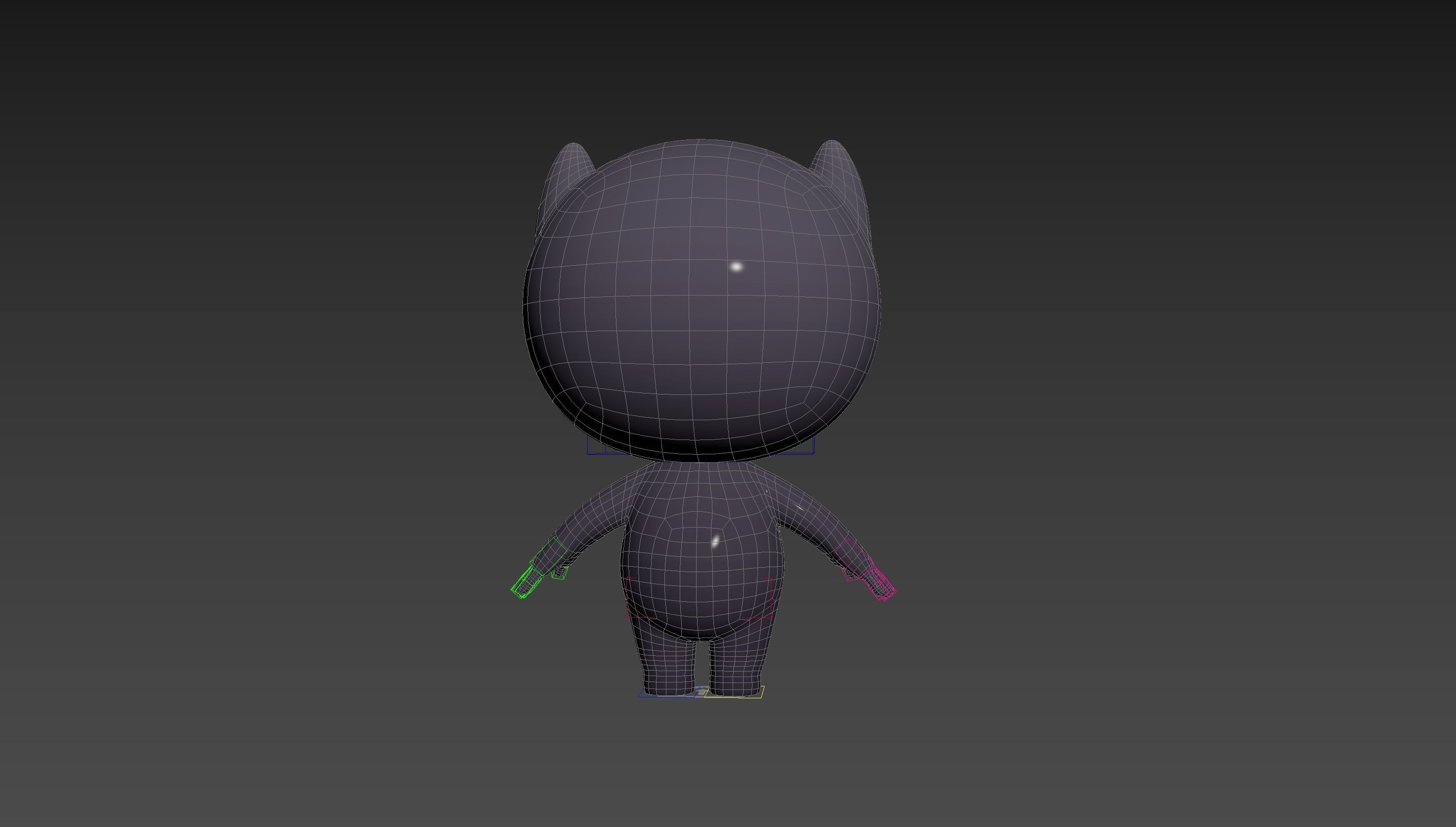 Character249 Rigged Mascot 3D model_32