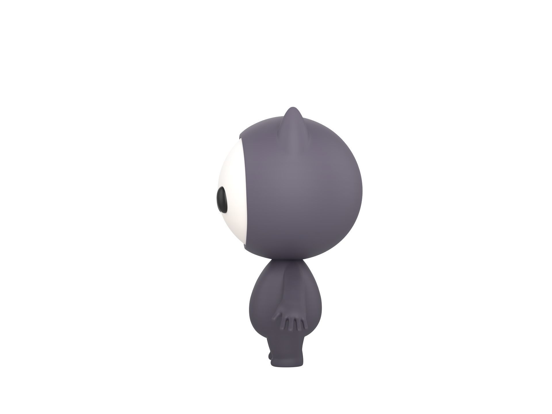 Character249 Rigged Mascot 3D model_13