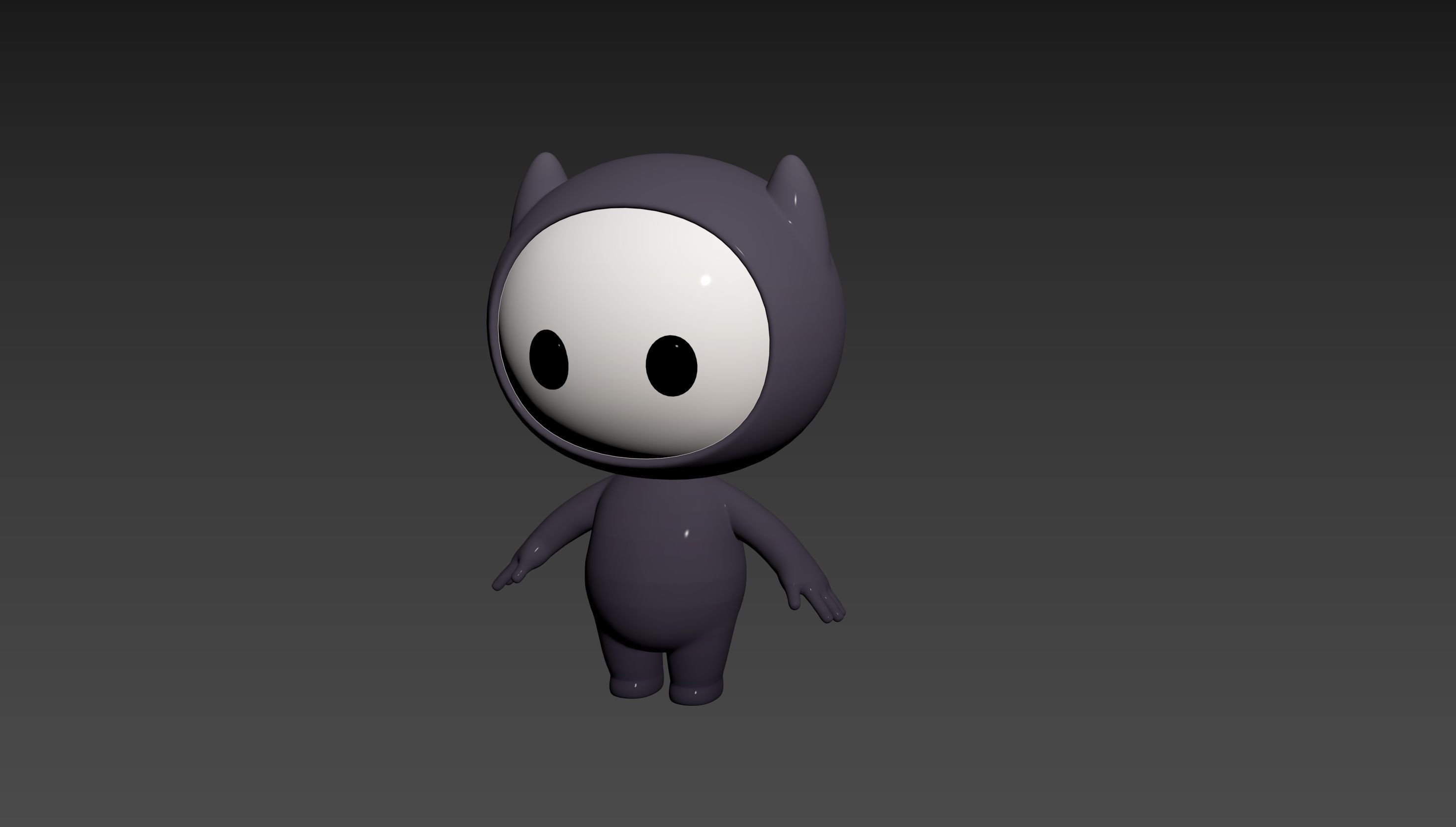 Character249 Rigged Mascot 3D model_16