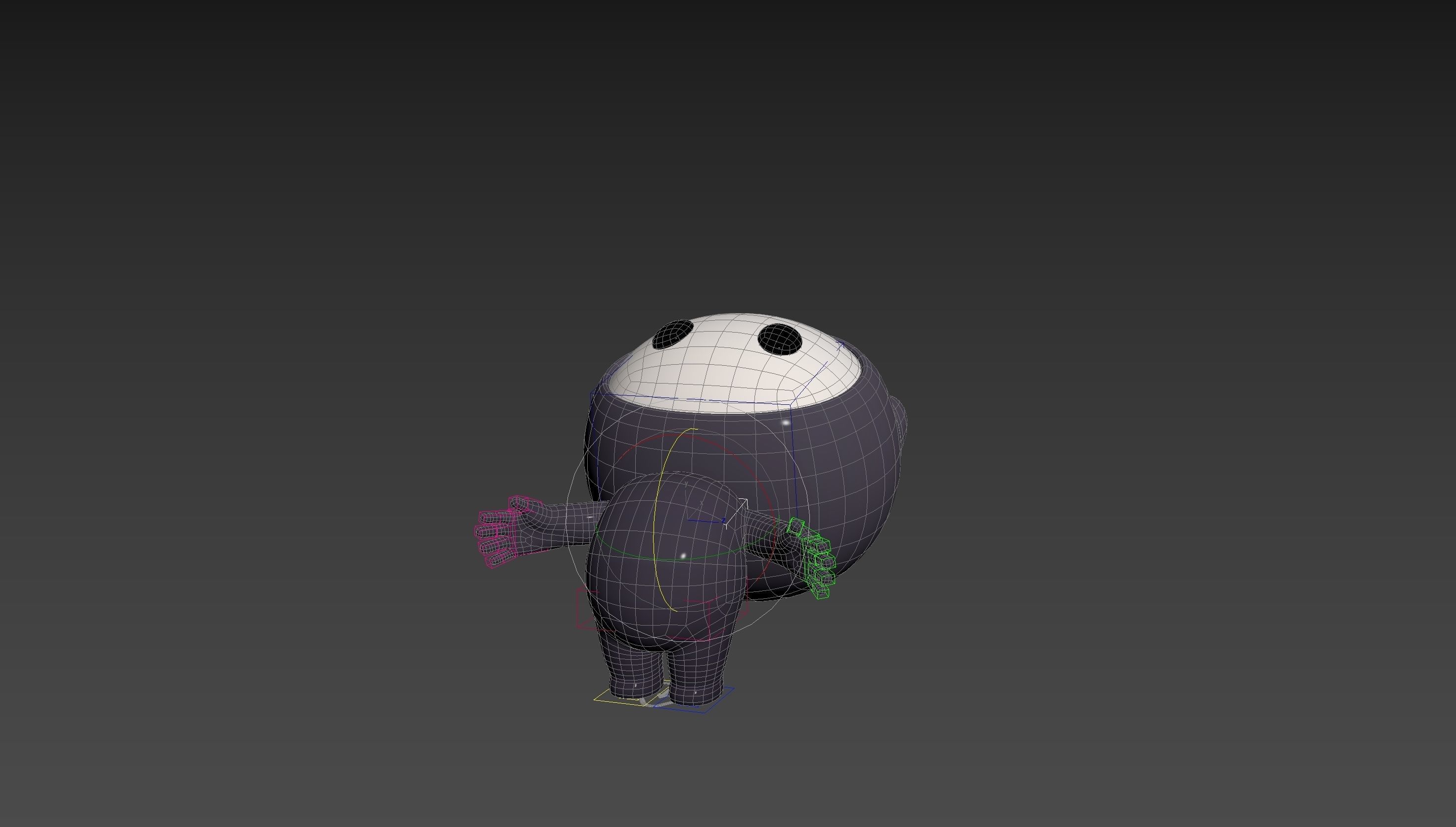 Character249 Rigged Mascot 3D model_25