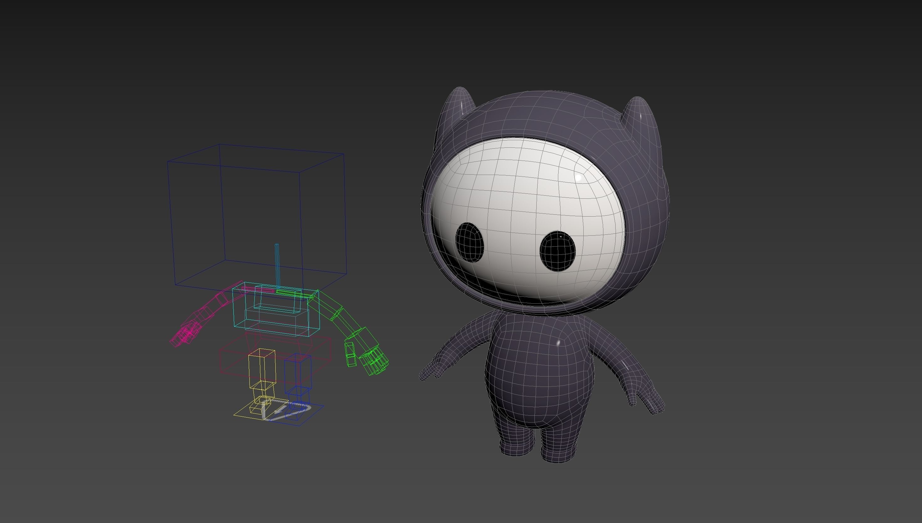 Character249 Rigged Mascot 3D model_19