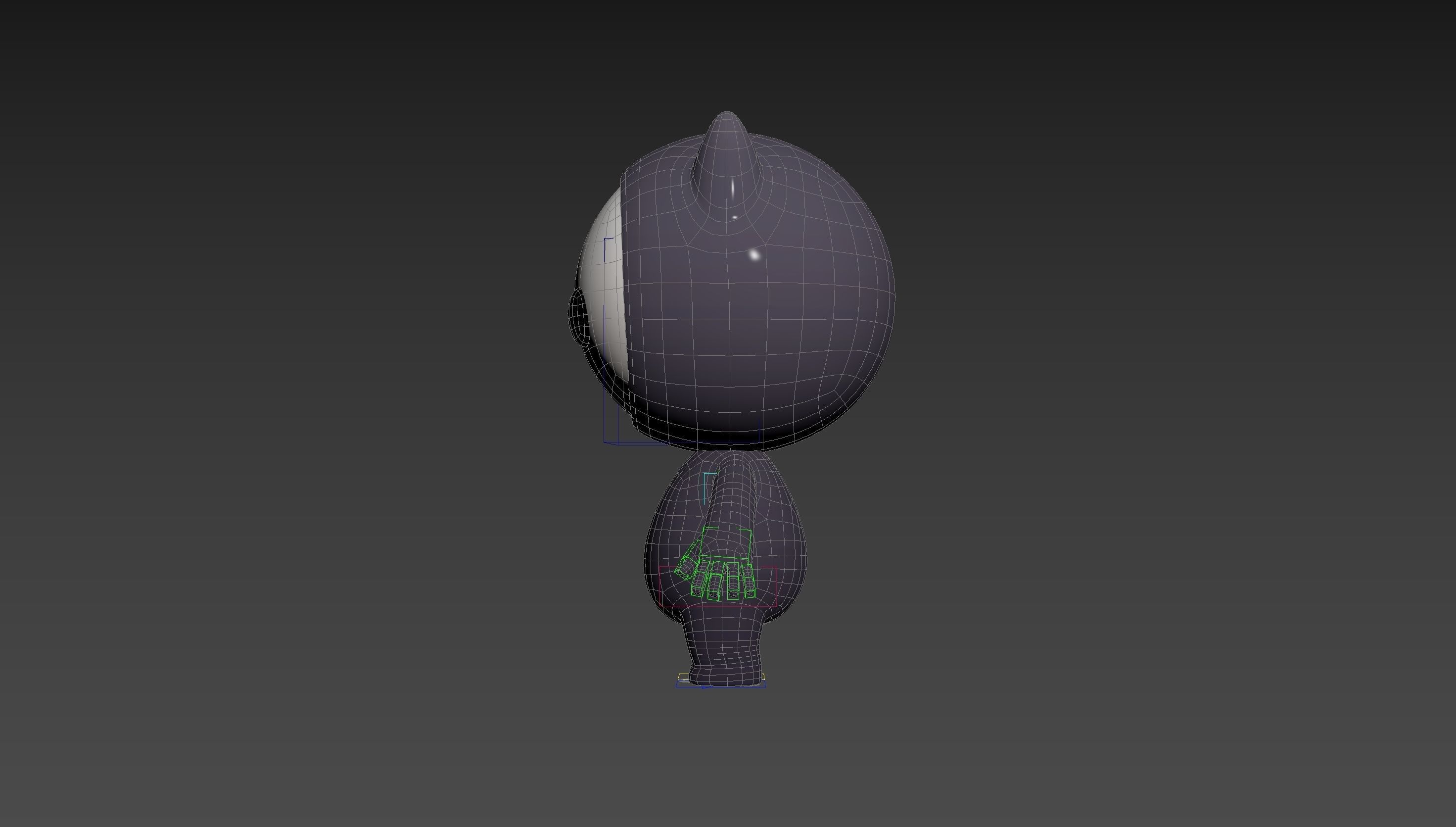 Character249 Rigged Mascot 3D model_34