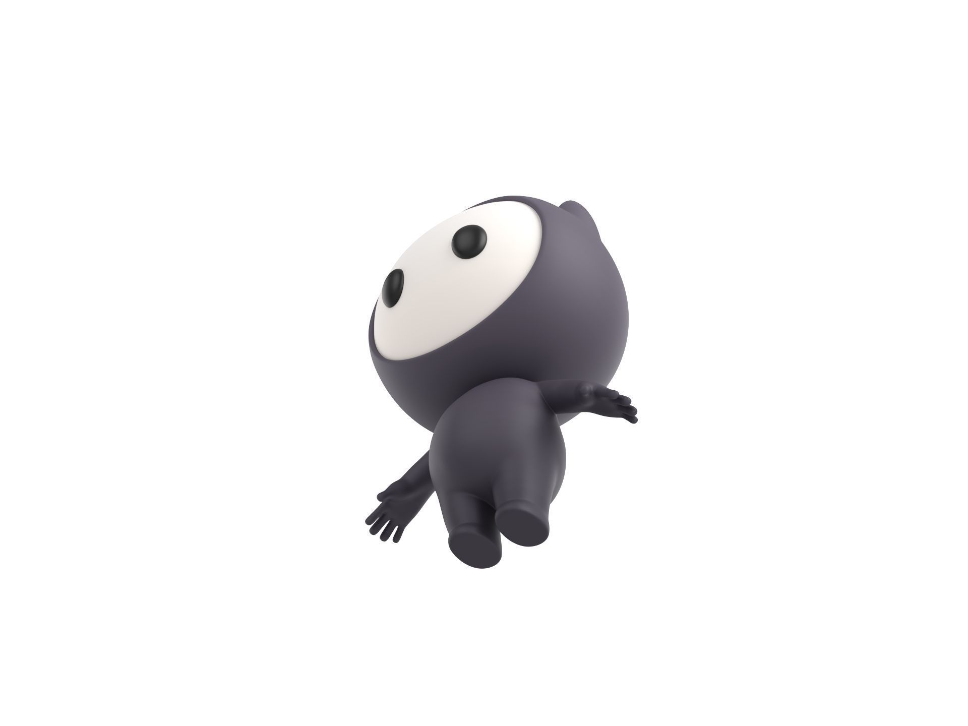 Character249 Rigged Mascot 3D model_15
