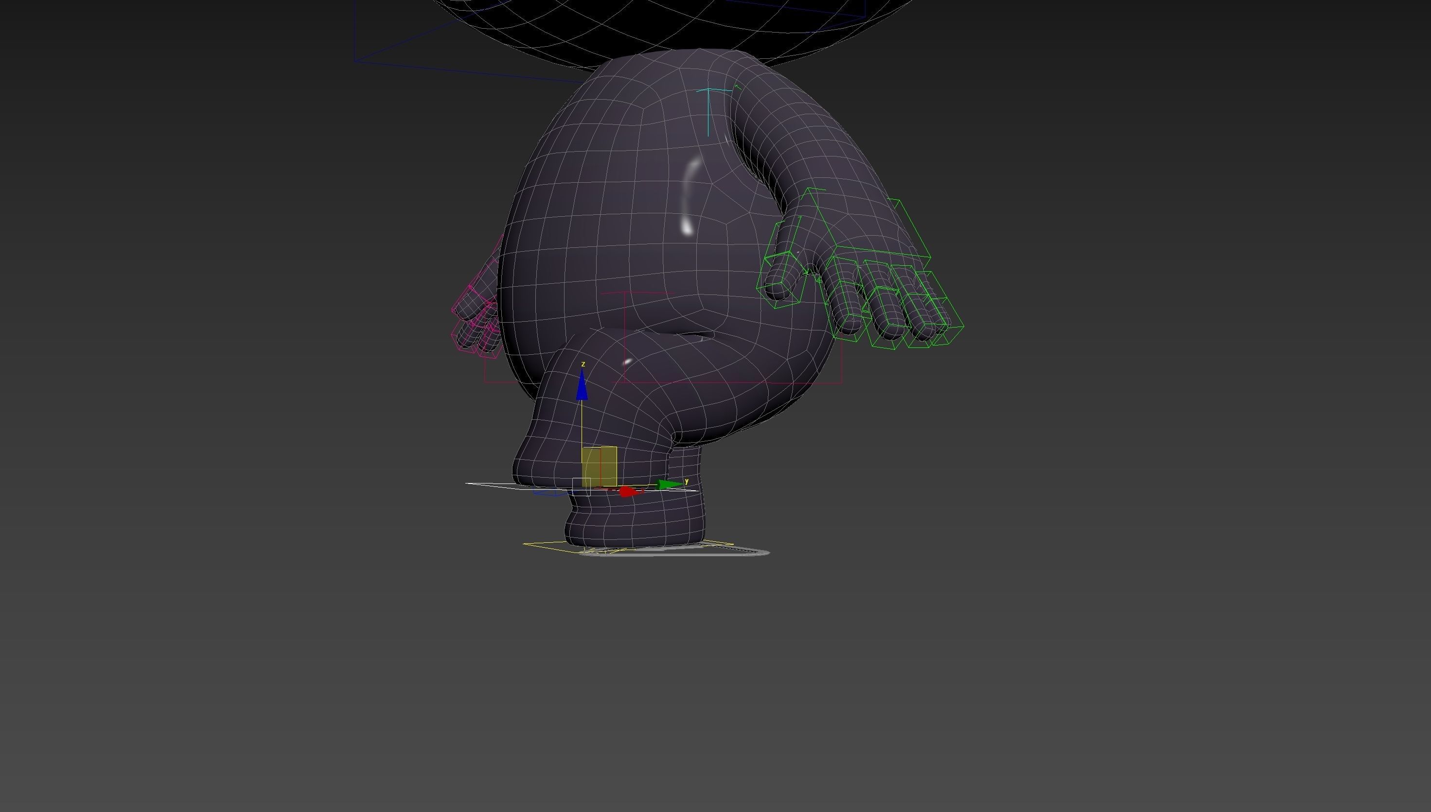 Character249 Rigged Mascot 3D model_26