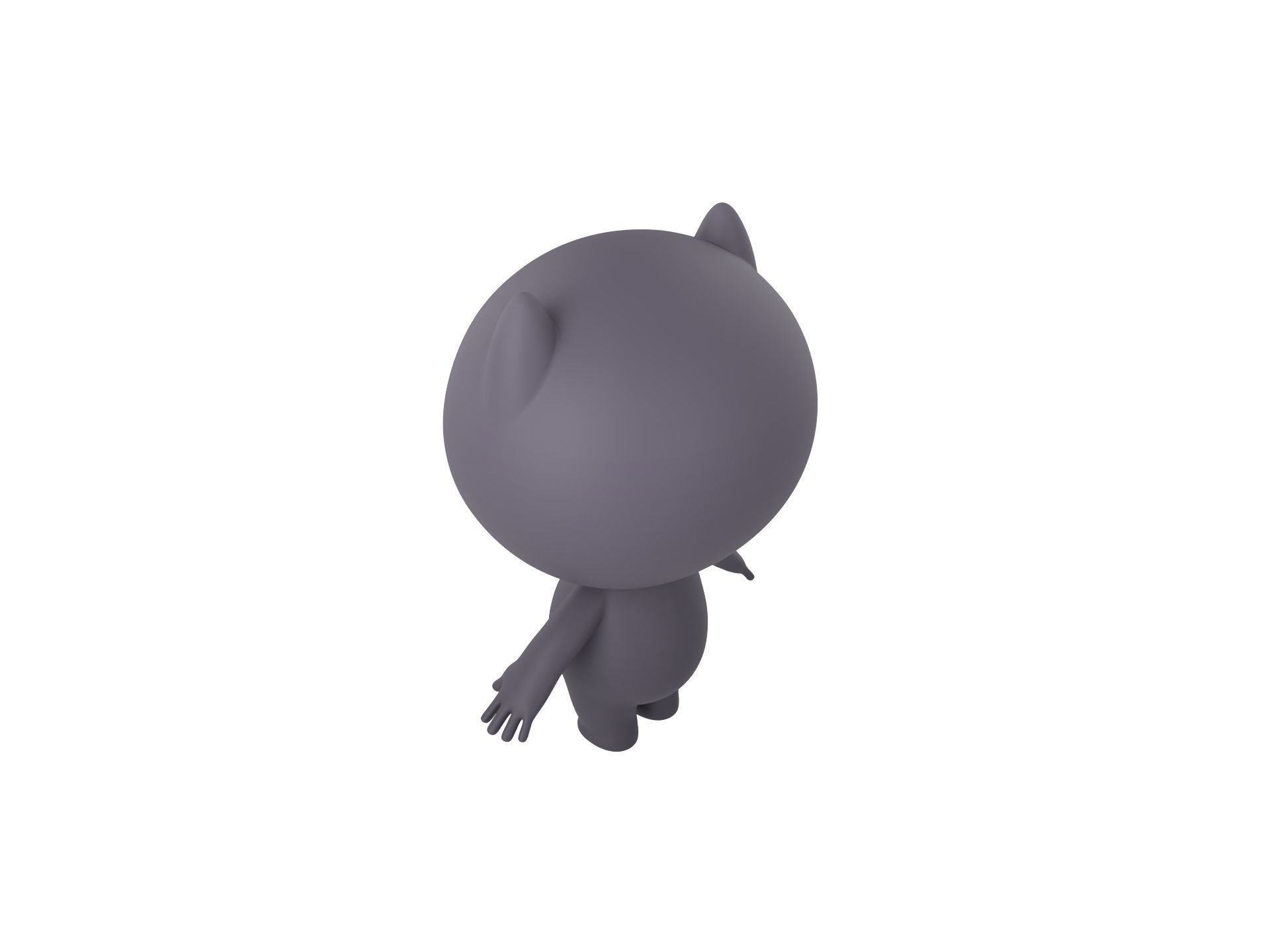 Character249 Rigged Mascot 3D model_12