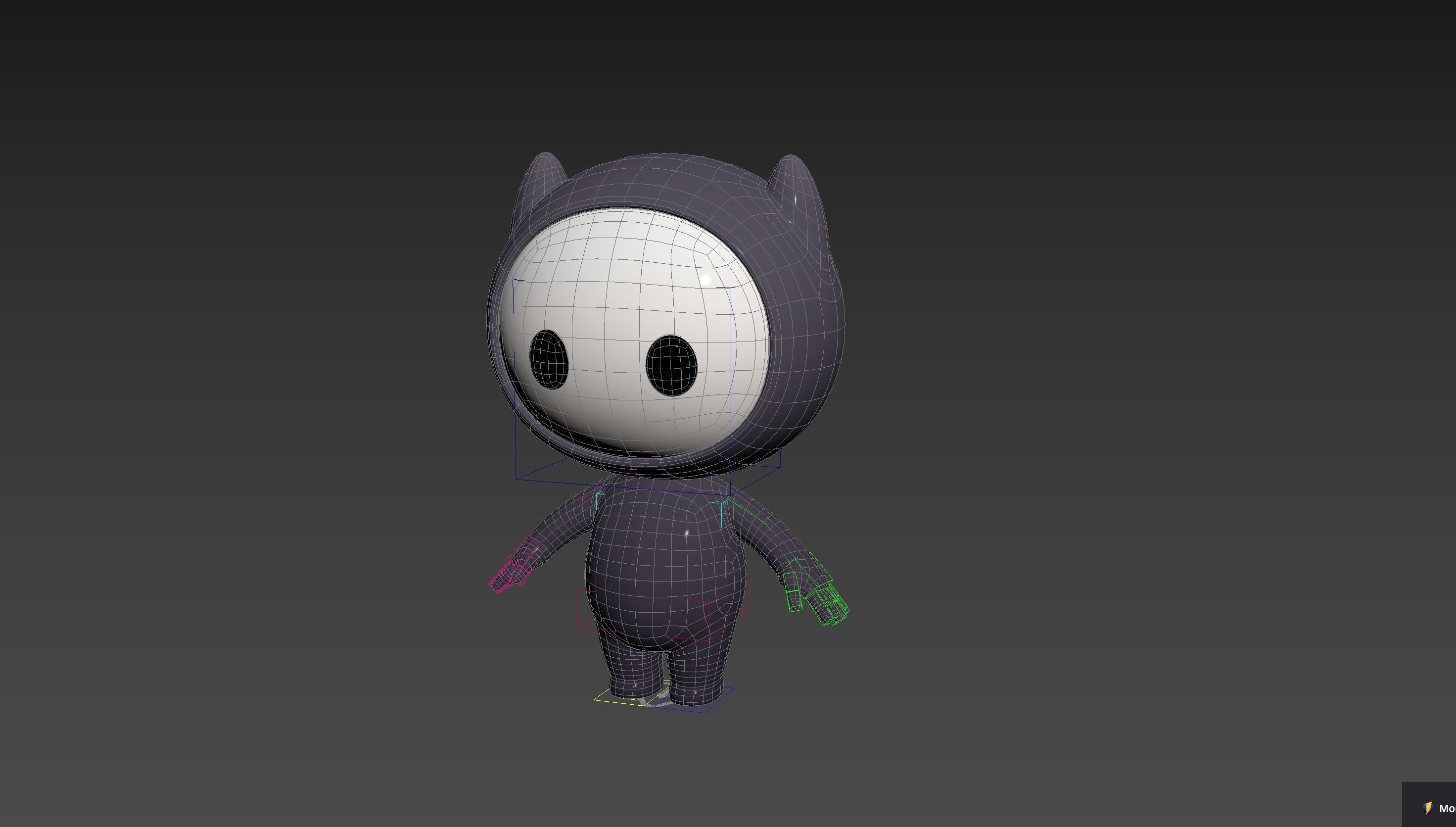Character249 Rigged Mascot 3D model_37