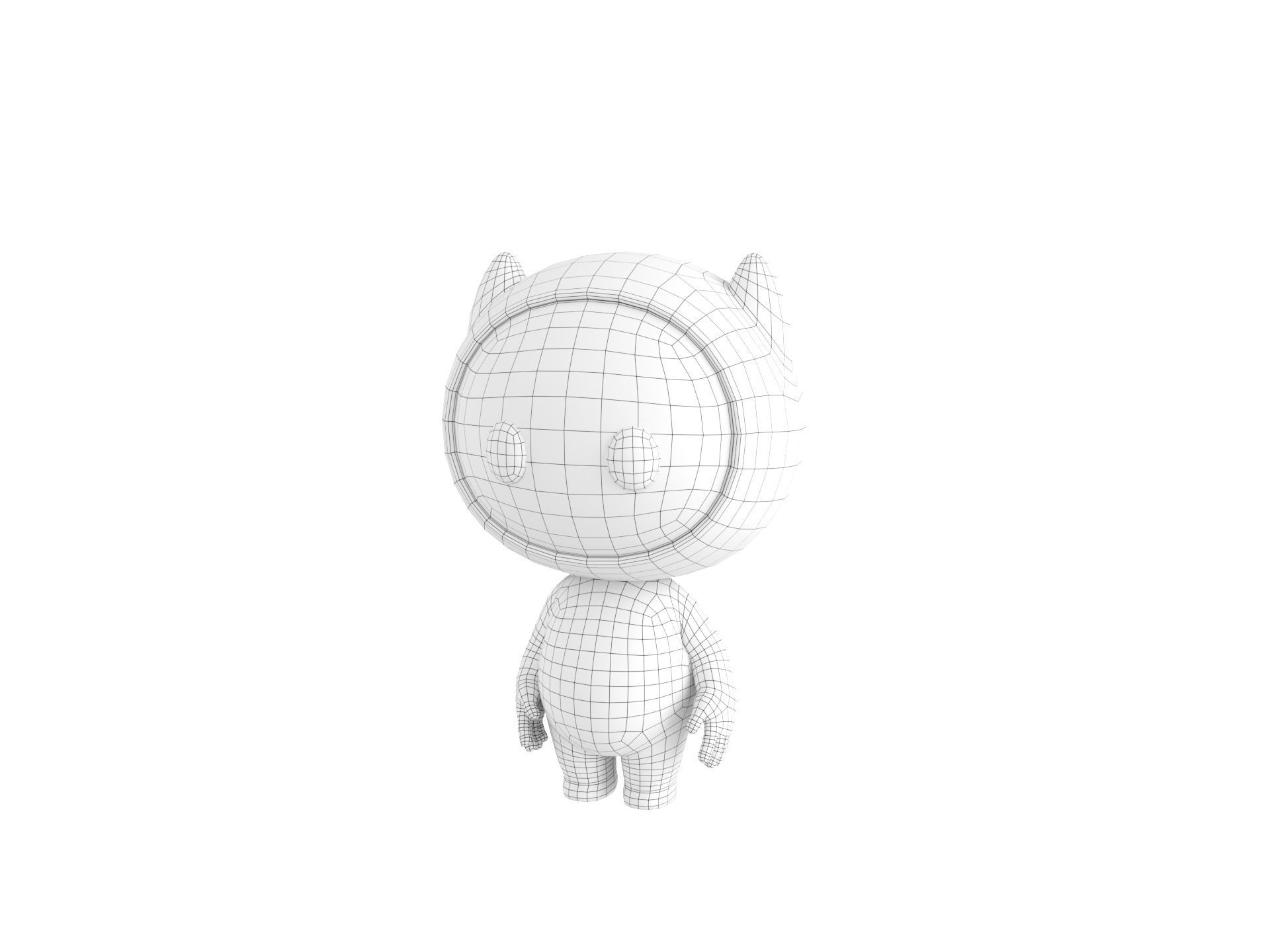 Character249 Rigged Mascot 3D model_38
