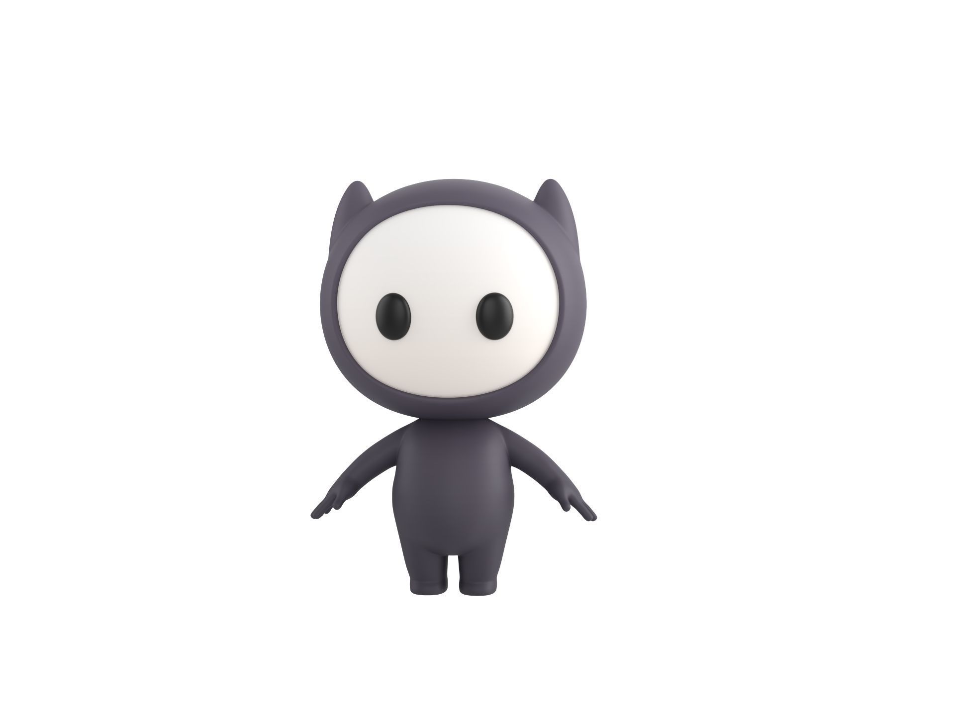 Character249 Rigged Mascot 3D model_7