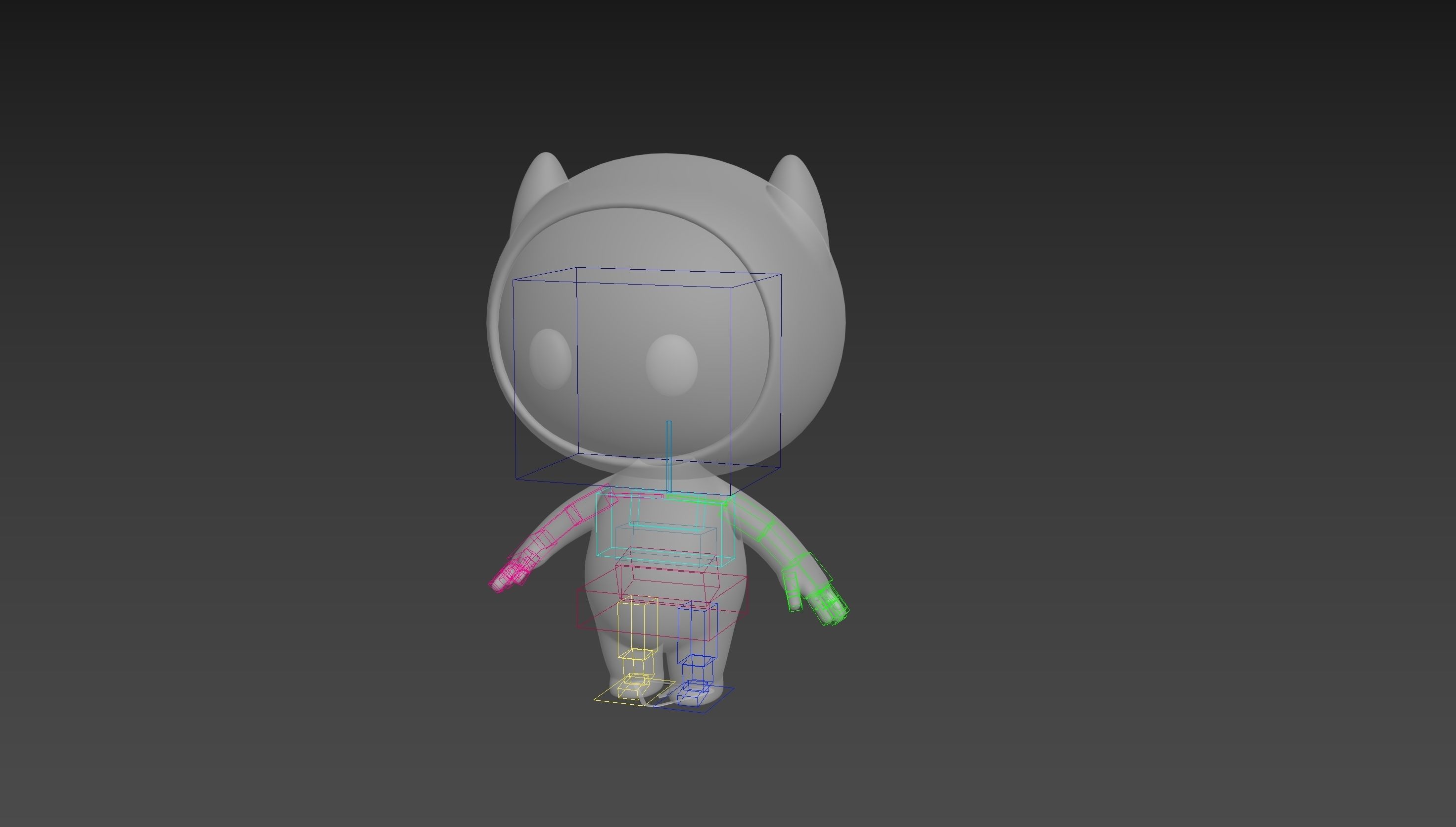 Character249 Rigged Mascot 3D model_20