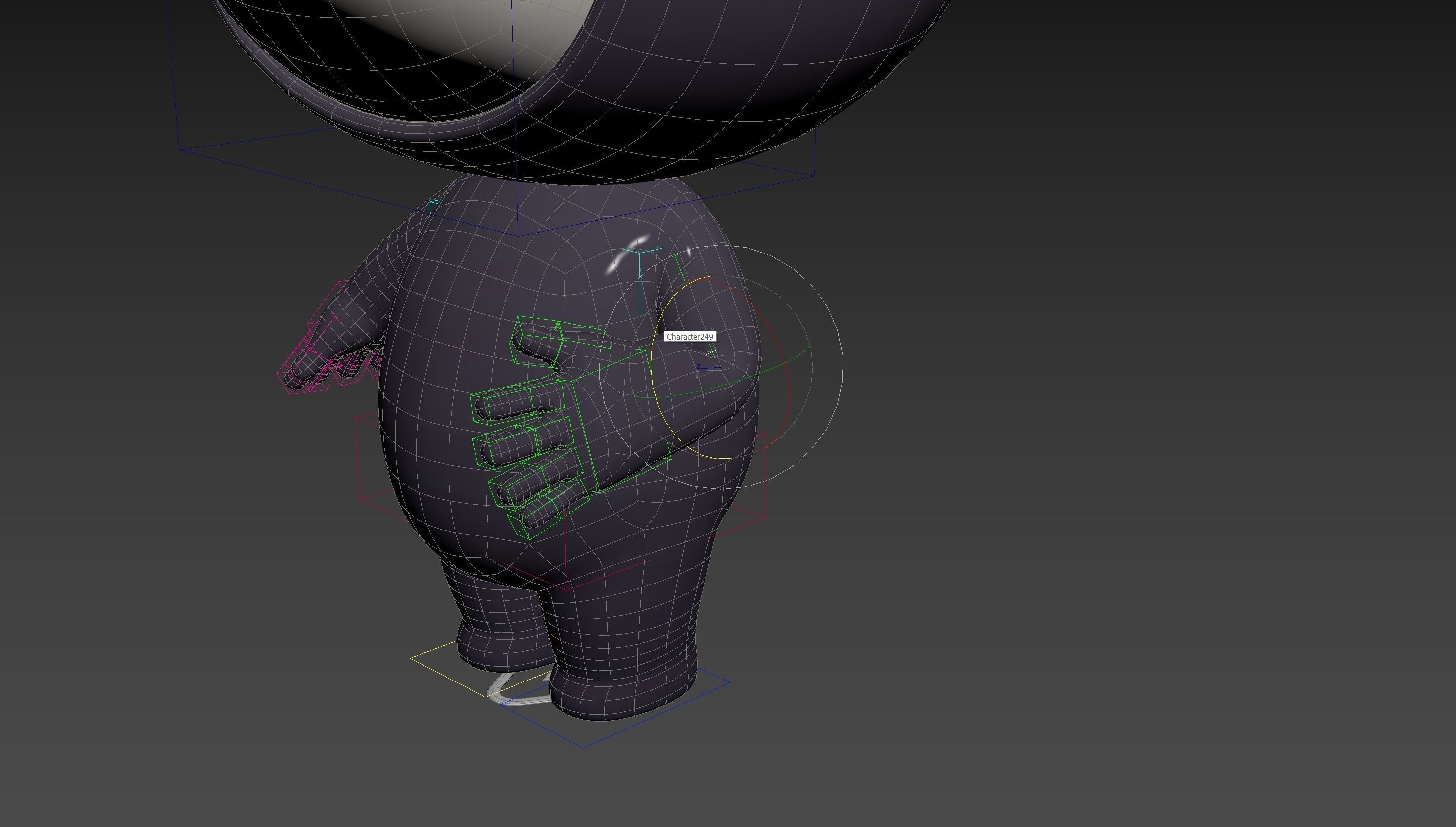 Character249 Rigged Mascot 3D model_23