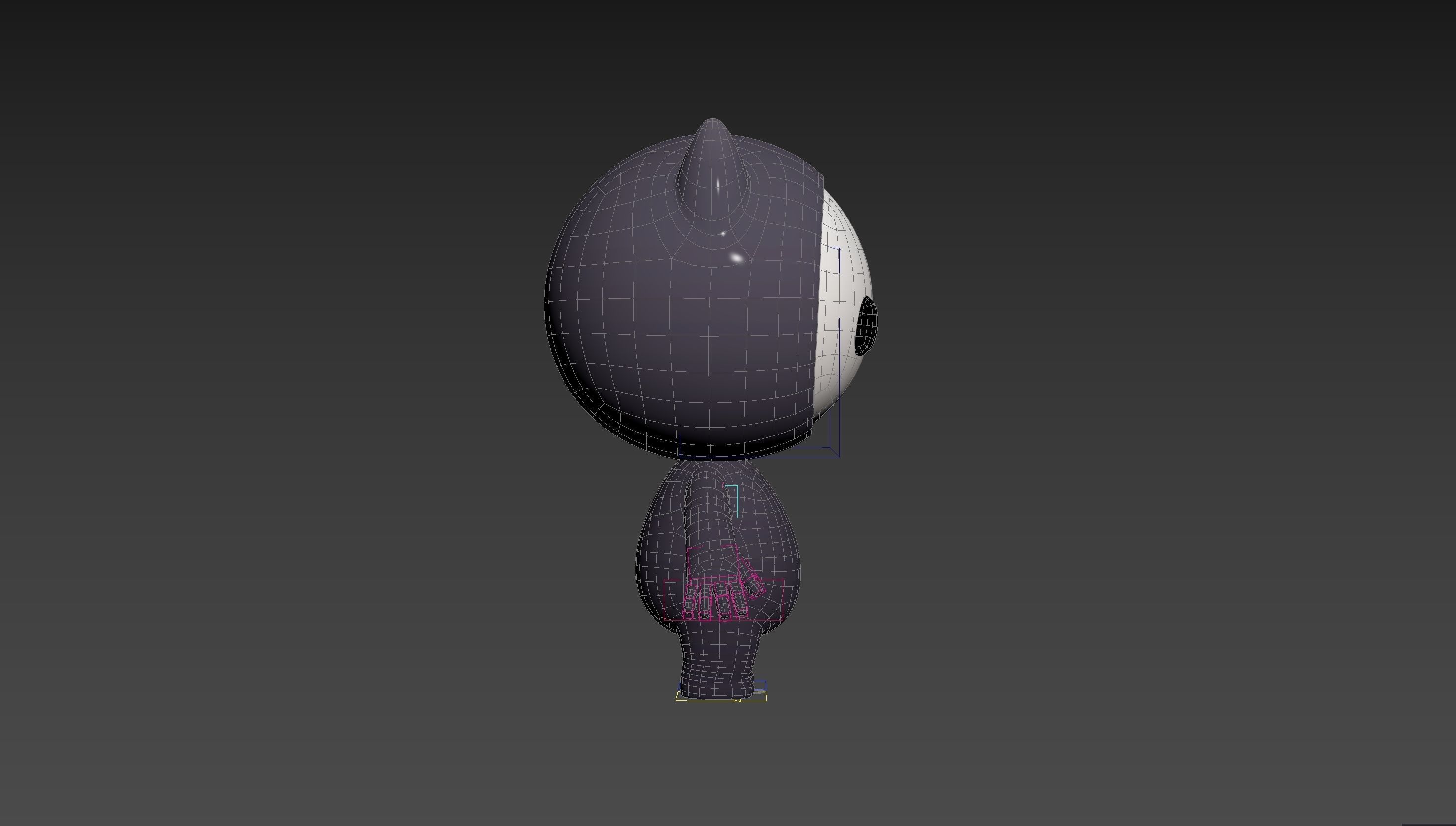 Character249 Rigged Mascot 3D model_30