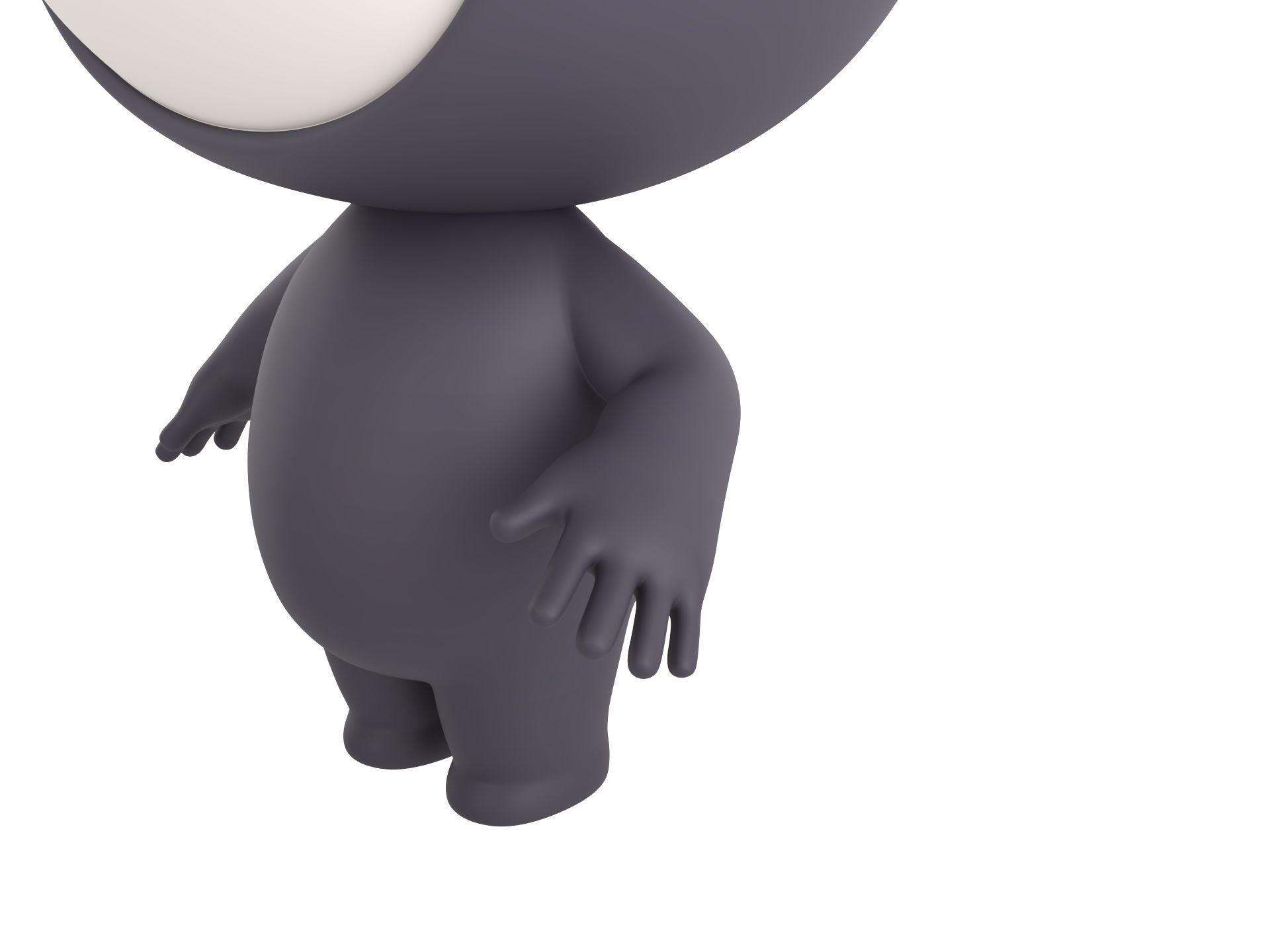 Character249 Rigged Mascot 3D model_2
