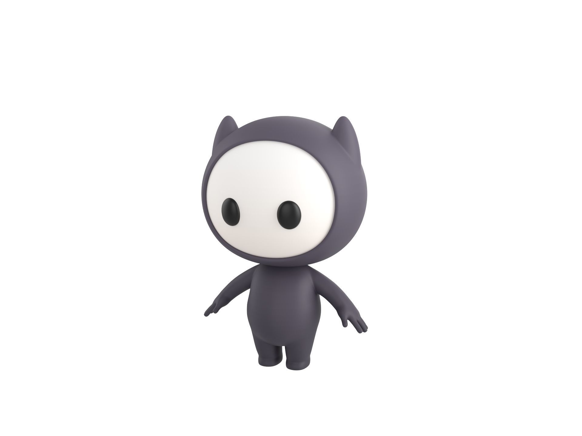 Character249 Rigged Mascot 3D model_1