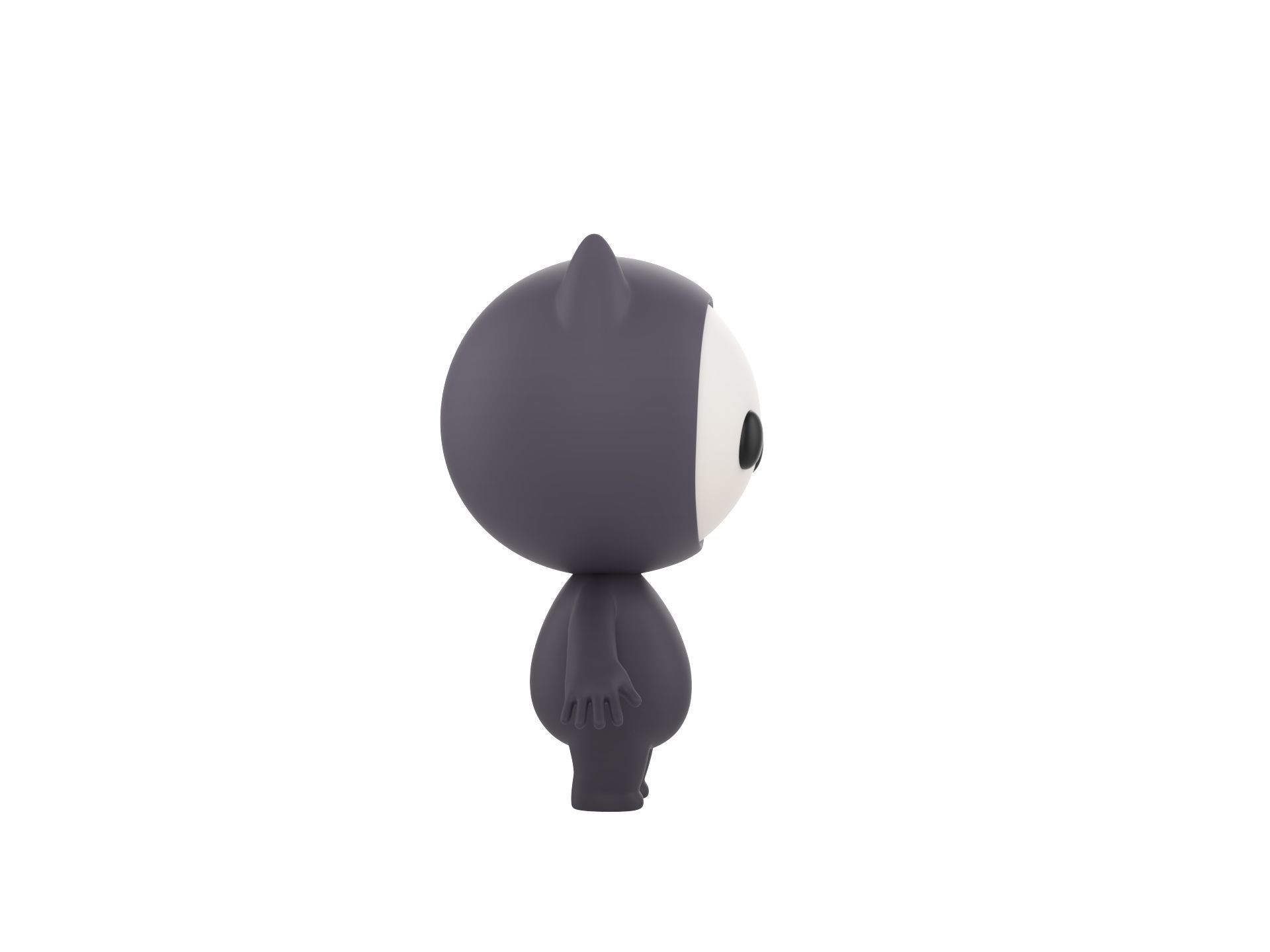Character249 Rigged Mascot 3D model_9