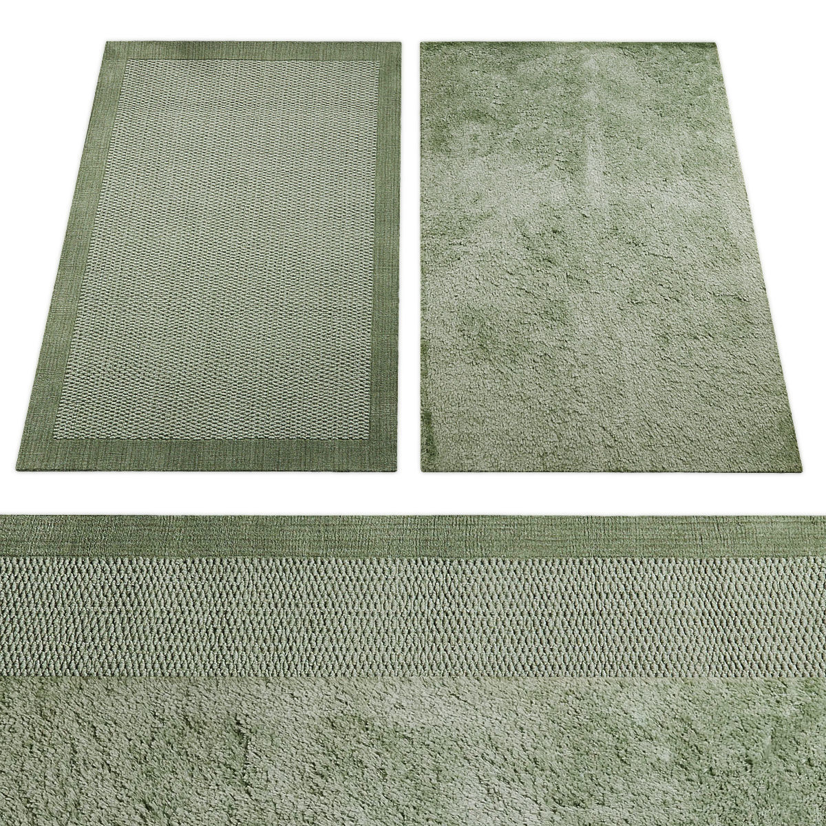 Rug493 Low-poly 3D model_1