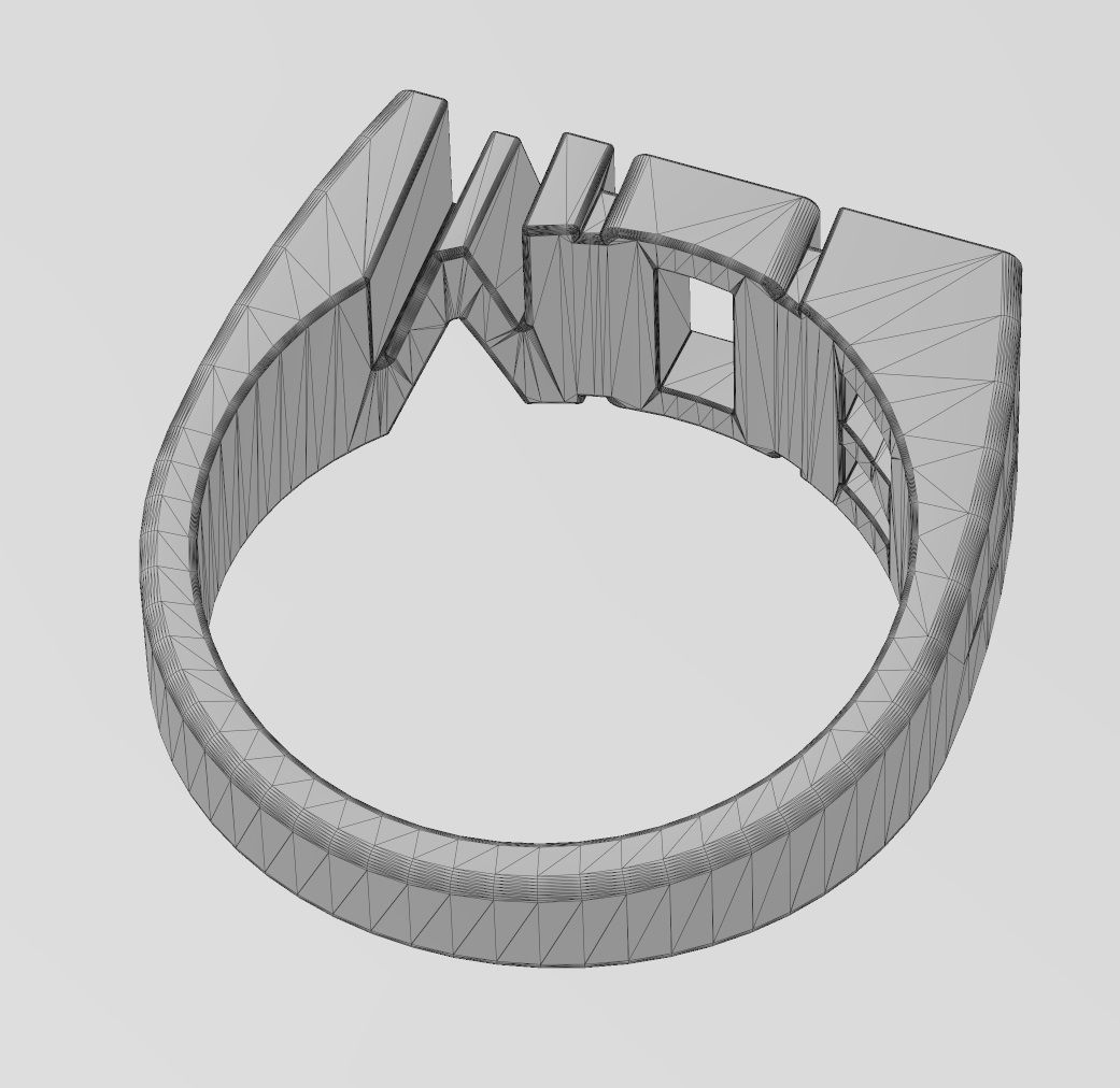 MOB name ring US sizes 6to10 3D print model_16