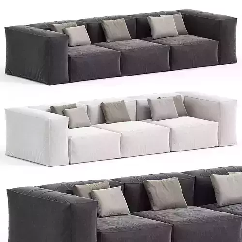 Heureux Corner Sofa 3d model 