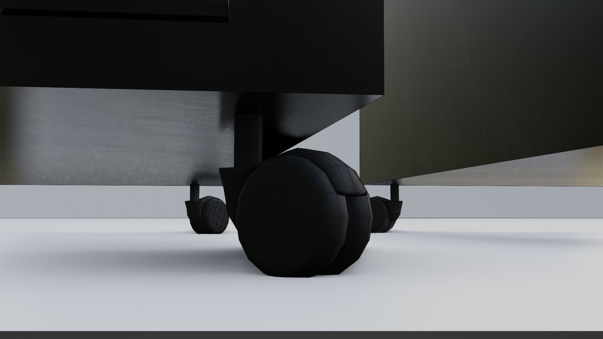 Realistic office drawer units Low-poly 3D model_14