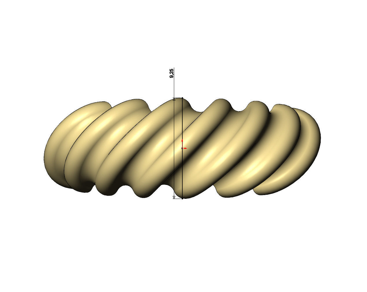 Tilted undulations dome ring US sizes 6to9 3D print model_9