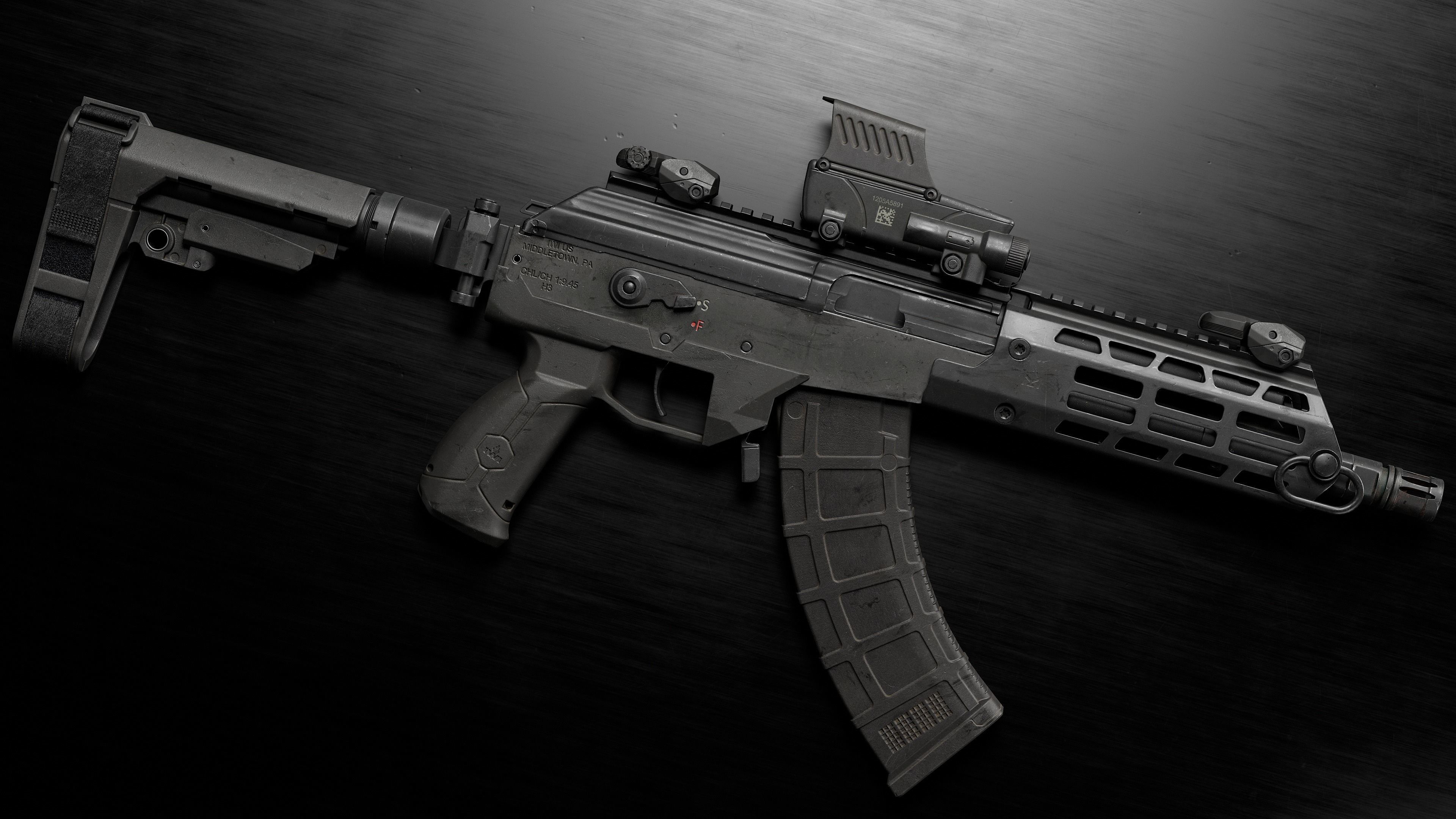 IWI Galil ace gen2 Low-poly 3D model_3