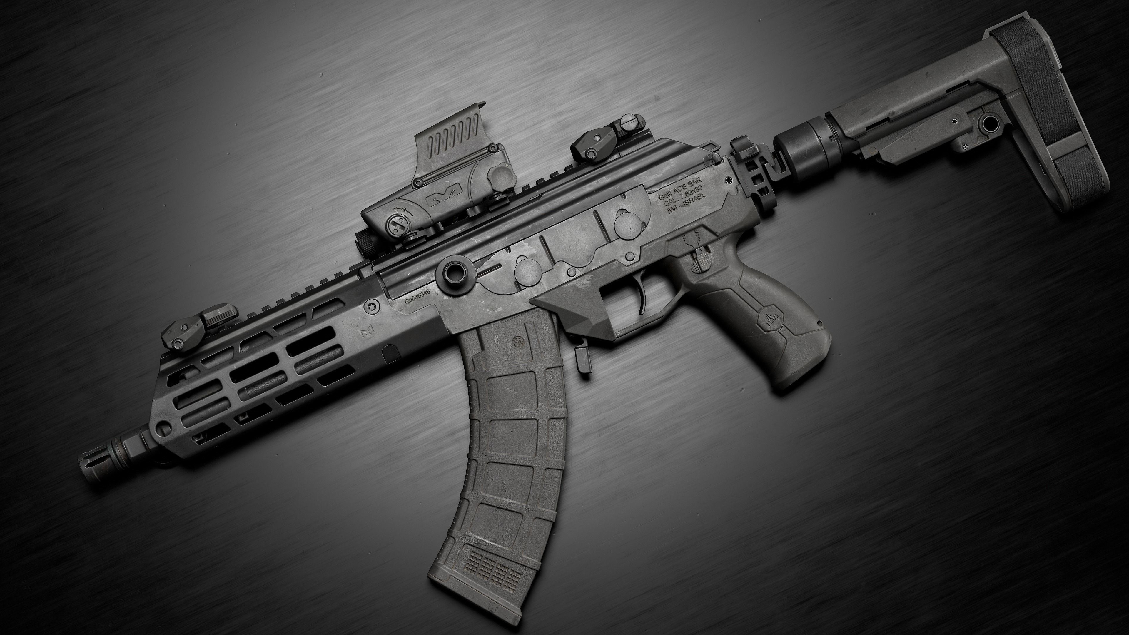 IWI Galil ace gen2 Low-poly 3D model_2