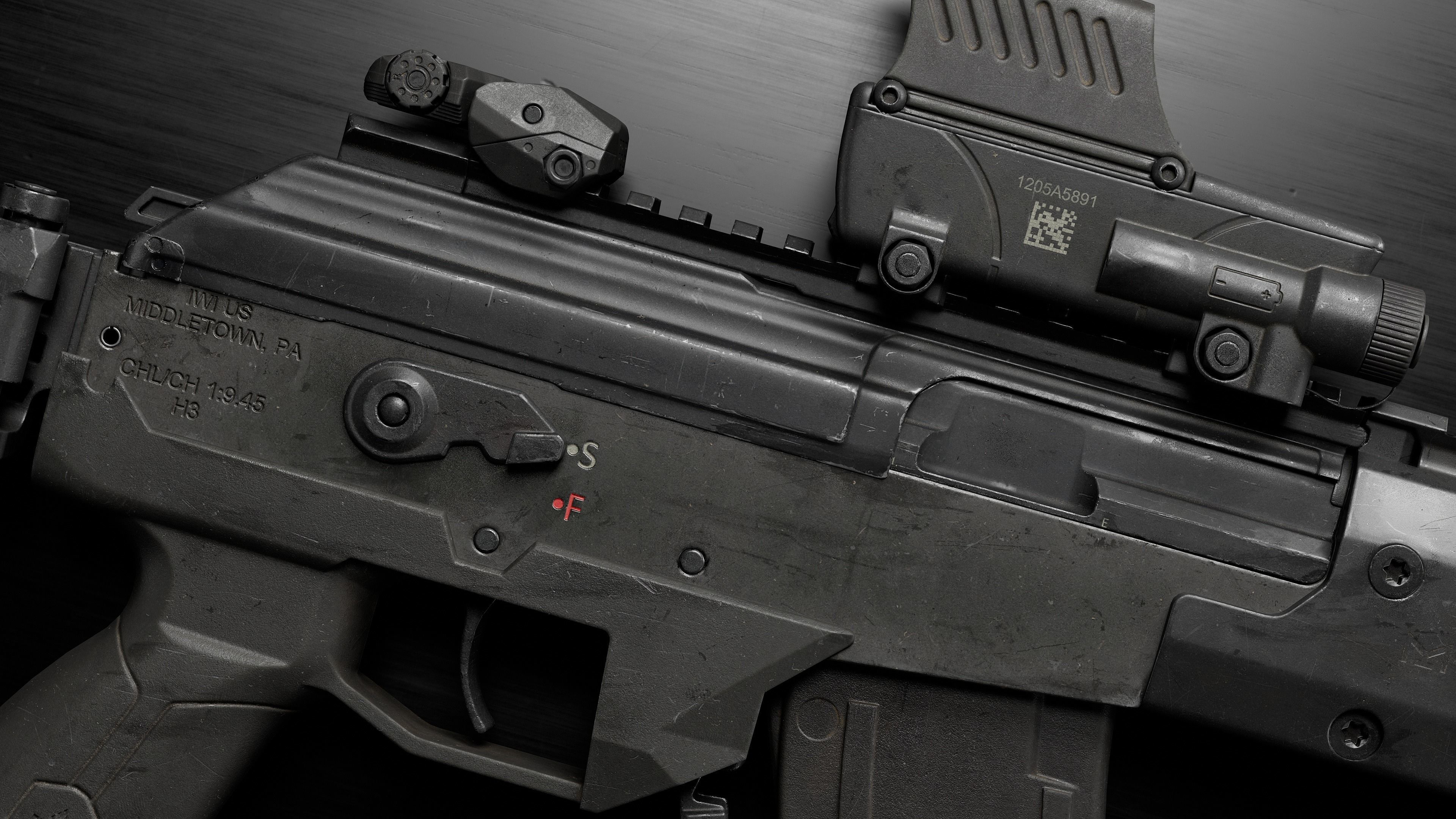 IWI Galil ace gen2 Low-poly 3D model_6