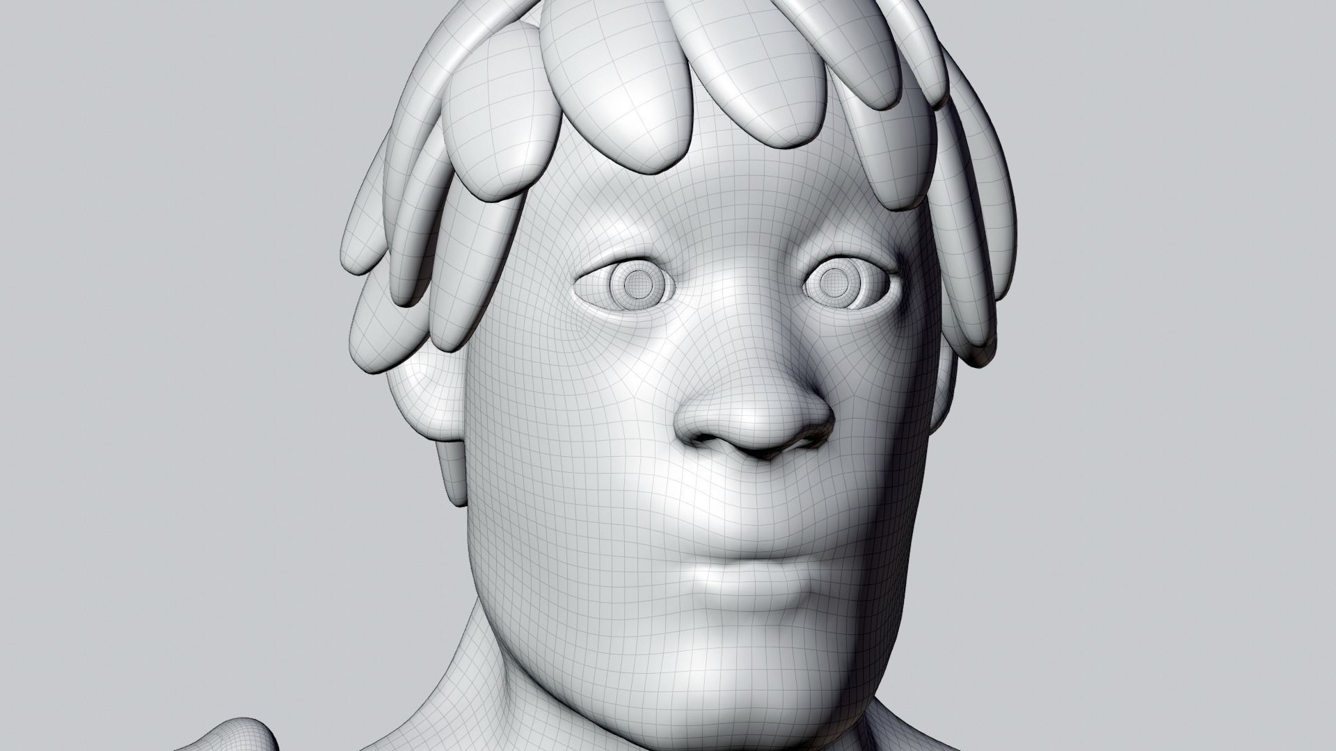 Gladiator Cartoon 3D model_2