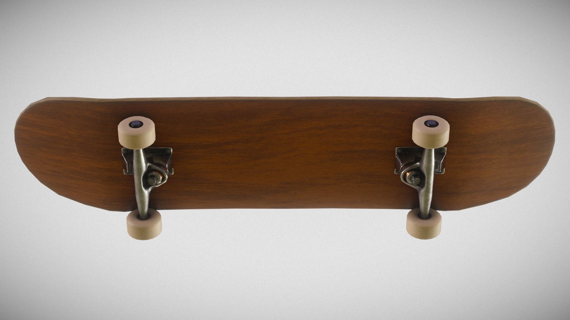 Skateboard Low-poly 3D model_4