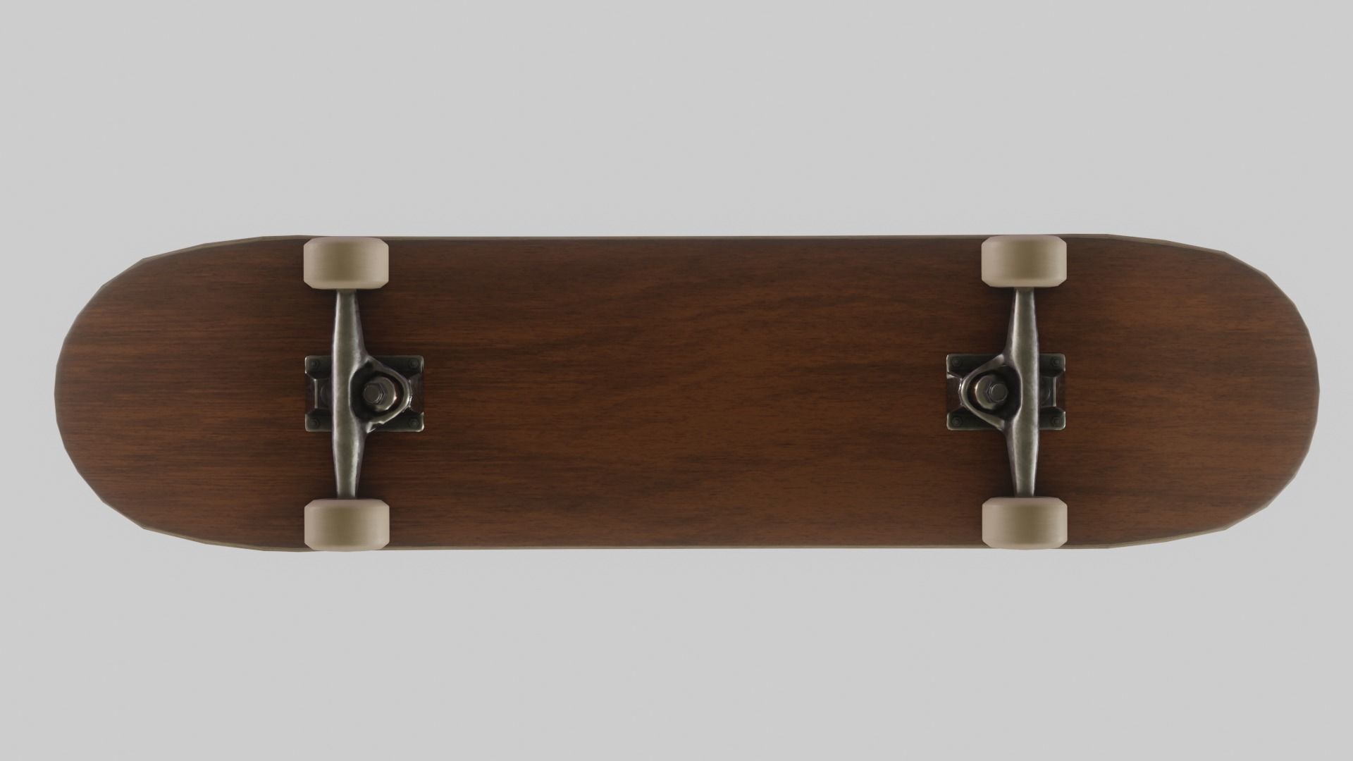 Skateboard Low-poly 3D model_3