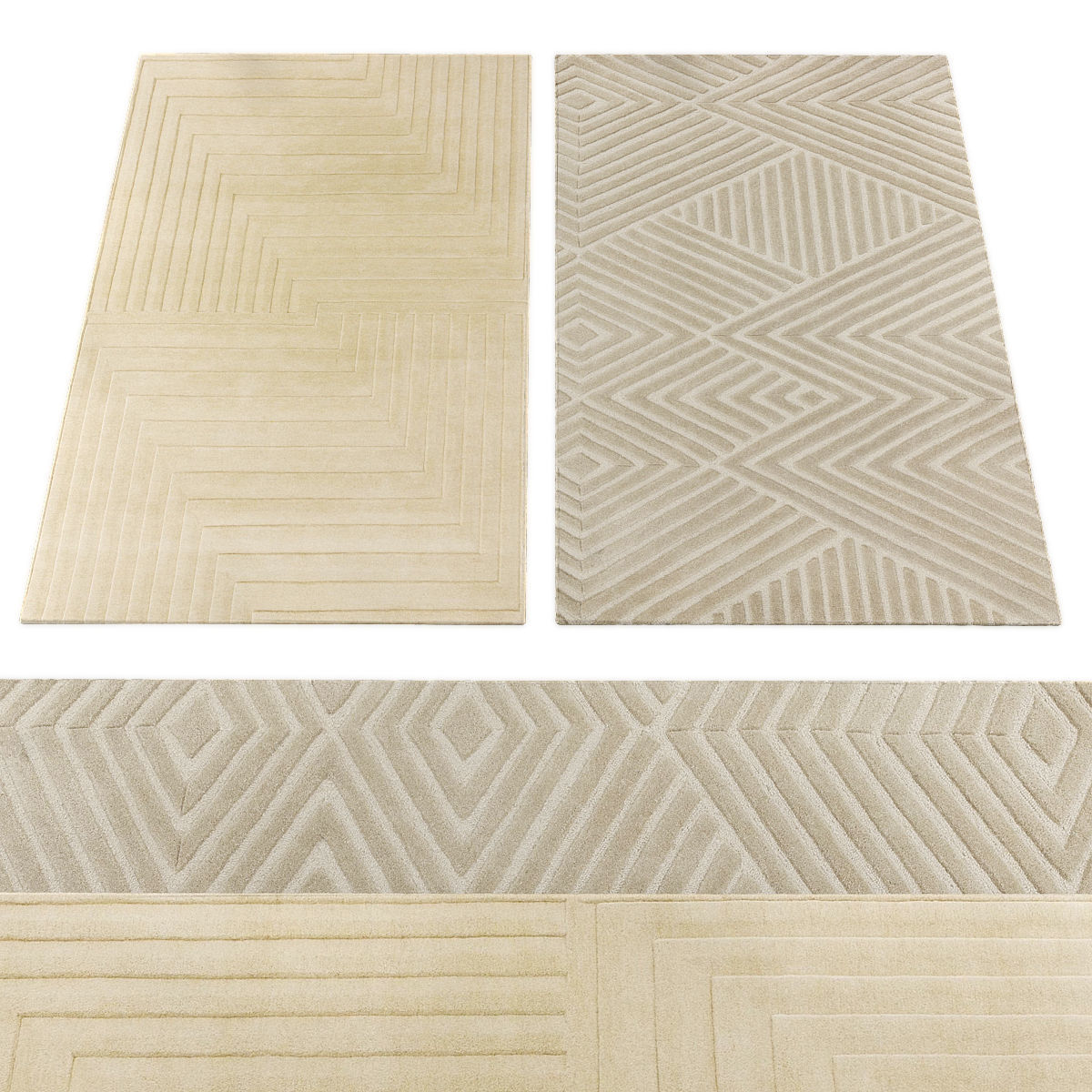 Rug495 Low-poly 3D model_1