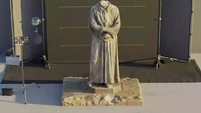 Photogrammetry Model of Headless Statue
