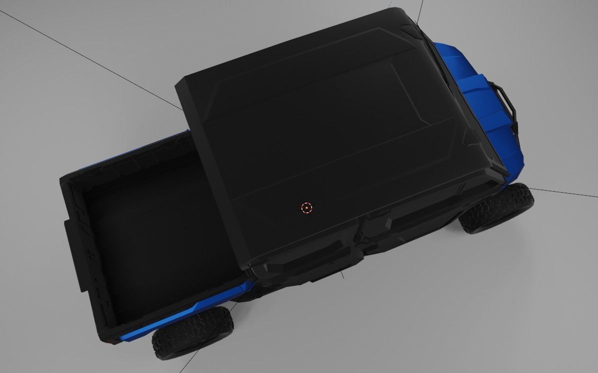 Can-Am Defender 2018 Low-poly 3D model_5