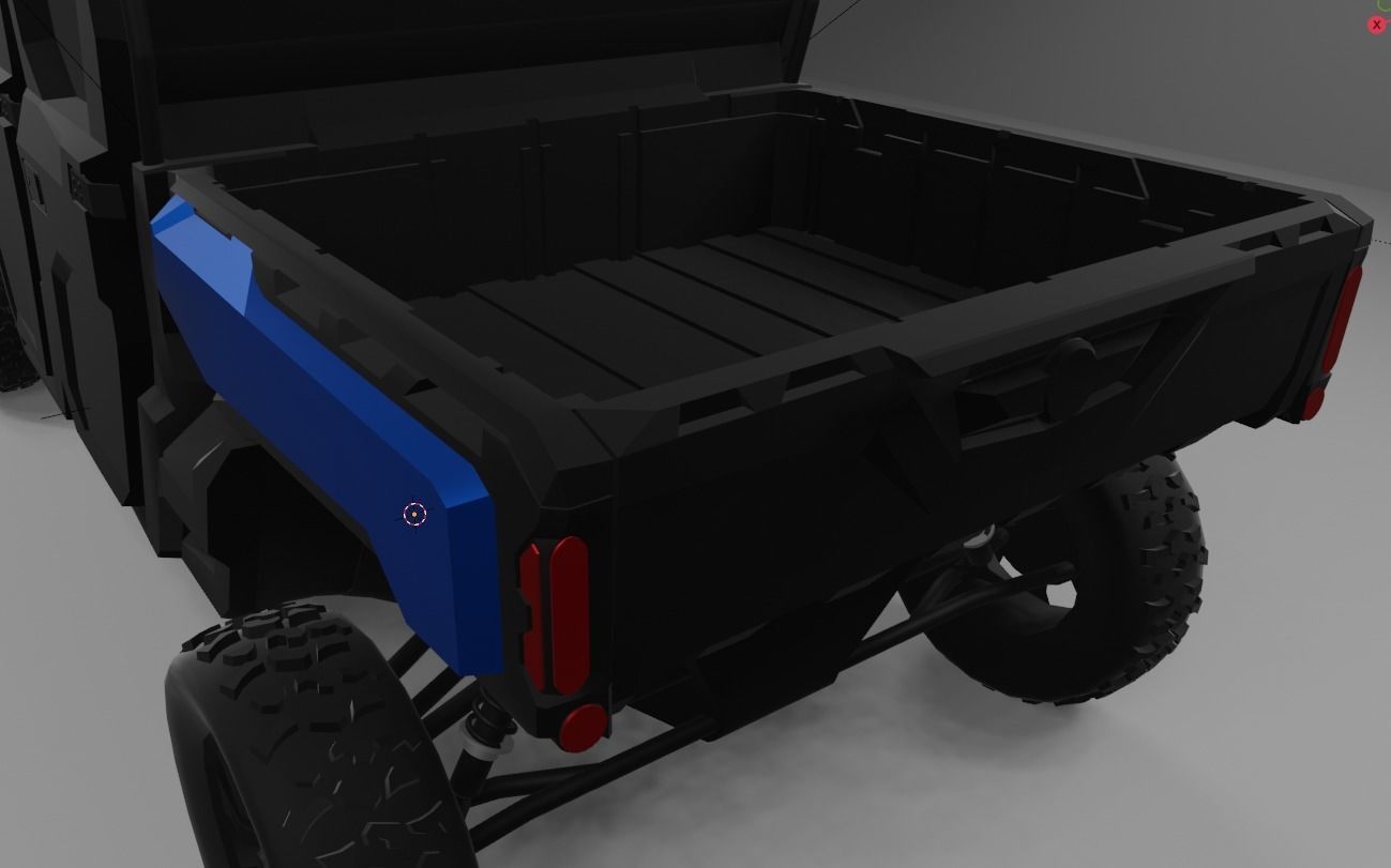 Can-Am Defender 2018 Low-poly 3D model_10