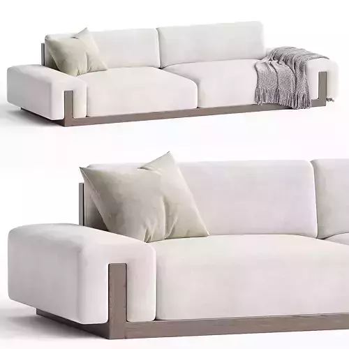 THIERRY LEMAIRE U Sofa 3d model 