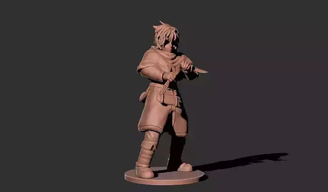 THORFINN KARLSEFNI-VINLAND SAGA ANIME FIGURINE 3D print model