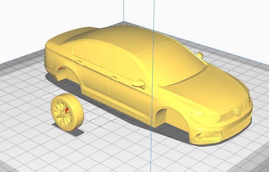 3D printable free passat model - 3d Printable Free Passat Model 3d Model Eb1fc65e35