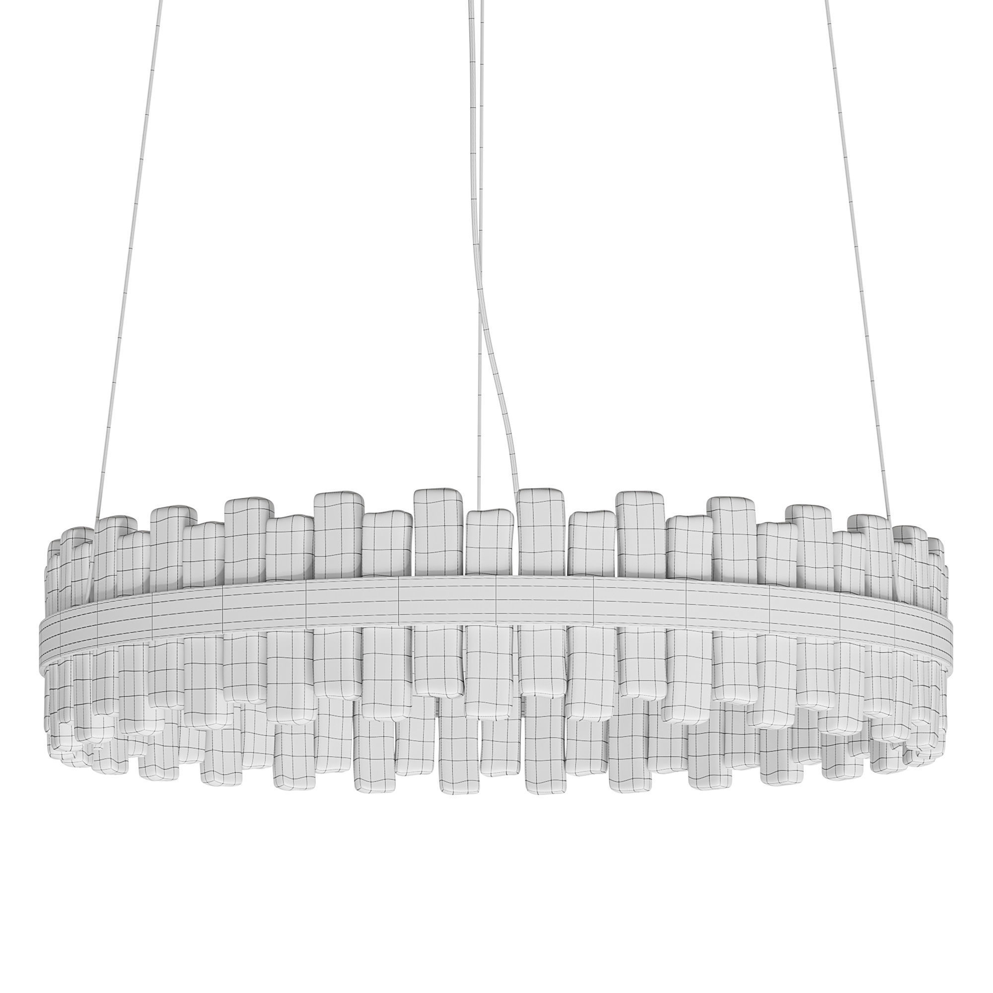 Phoenix designer chandelier by Cattelanitalia 3D model_2