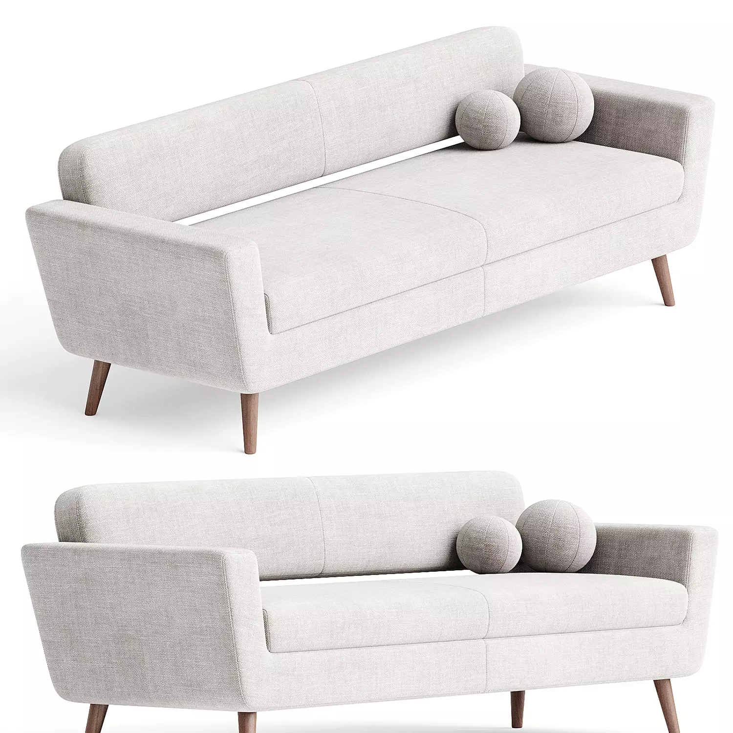 Serie 50 W sofa 3d model  3D model_0