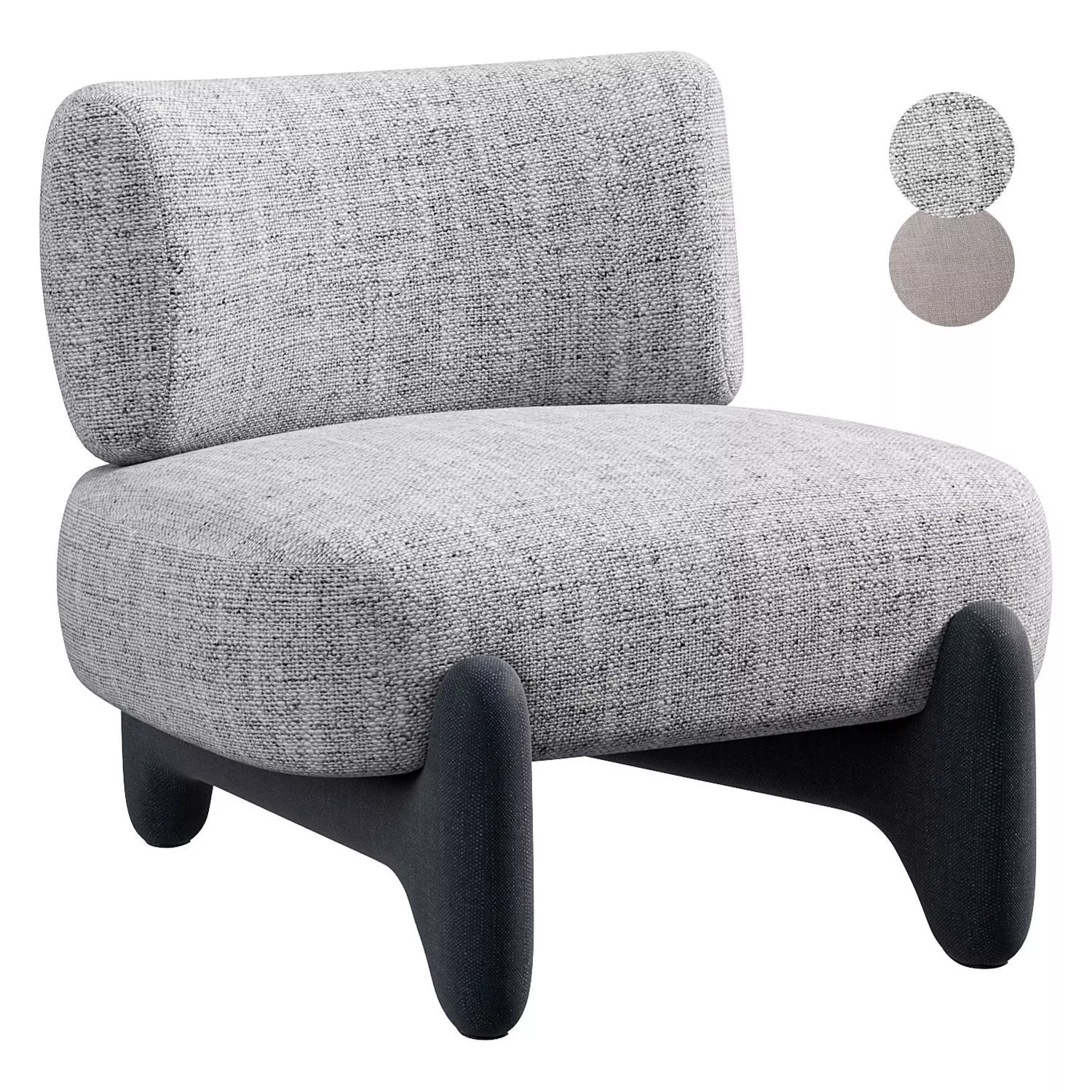 Tobo Armchair By Collectorgroup 3D model_0