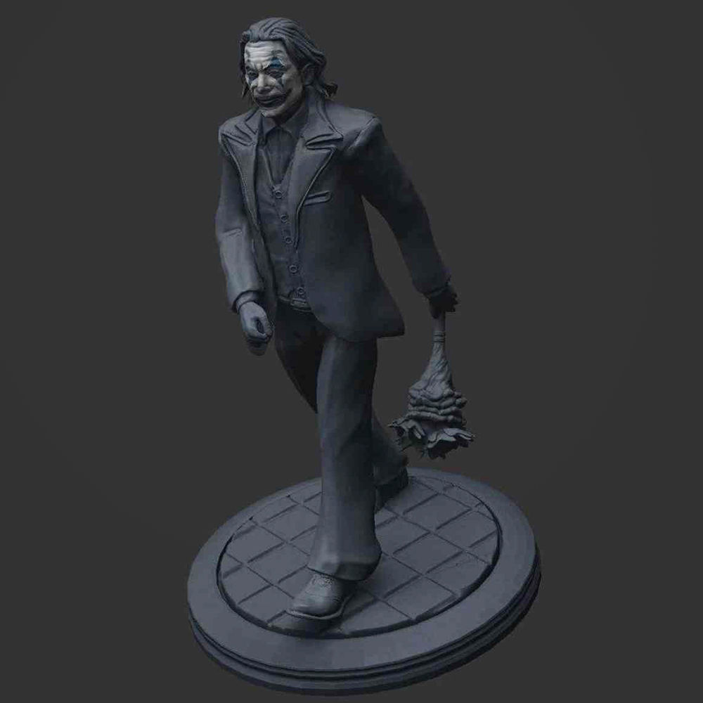 Joker Clown with Roses 3D Model Ready to Print 3D print model_7