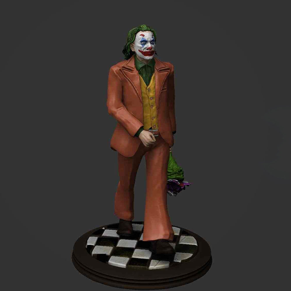 Joker Clown with Roses 3D Model Ready to Print 3D print model_4