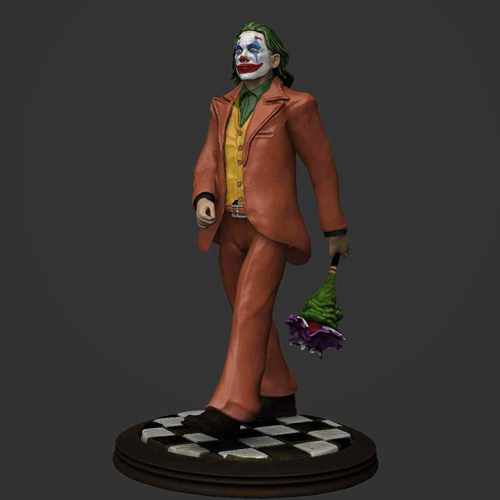 Joker Clown with Roses 3D Model Ready to Print 3D print model_1