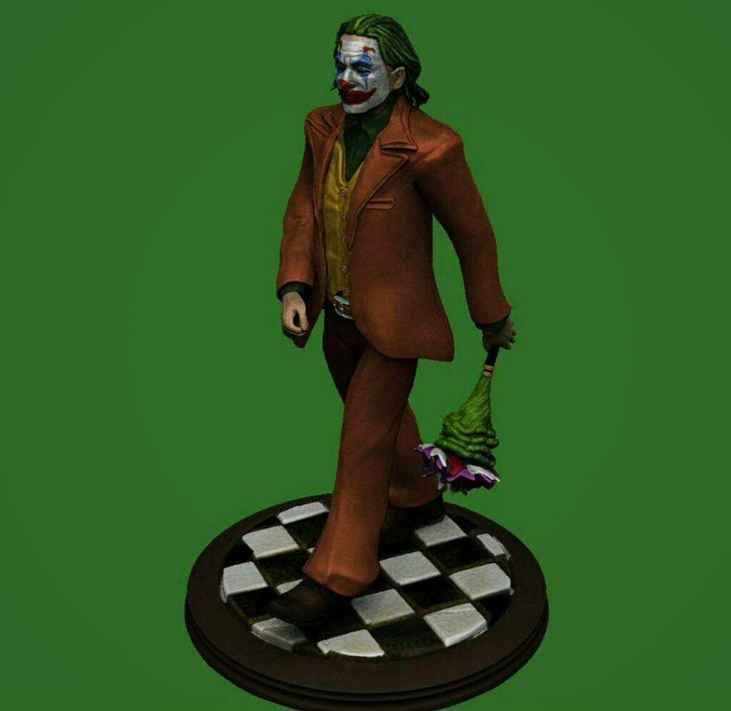 Joker Clown with Roses 3D Model Ready to Print 3D print model_5