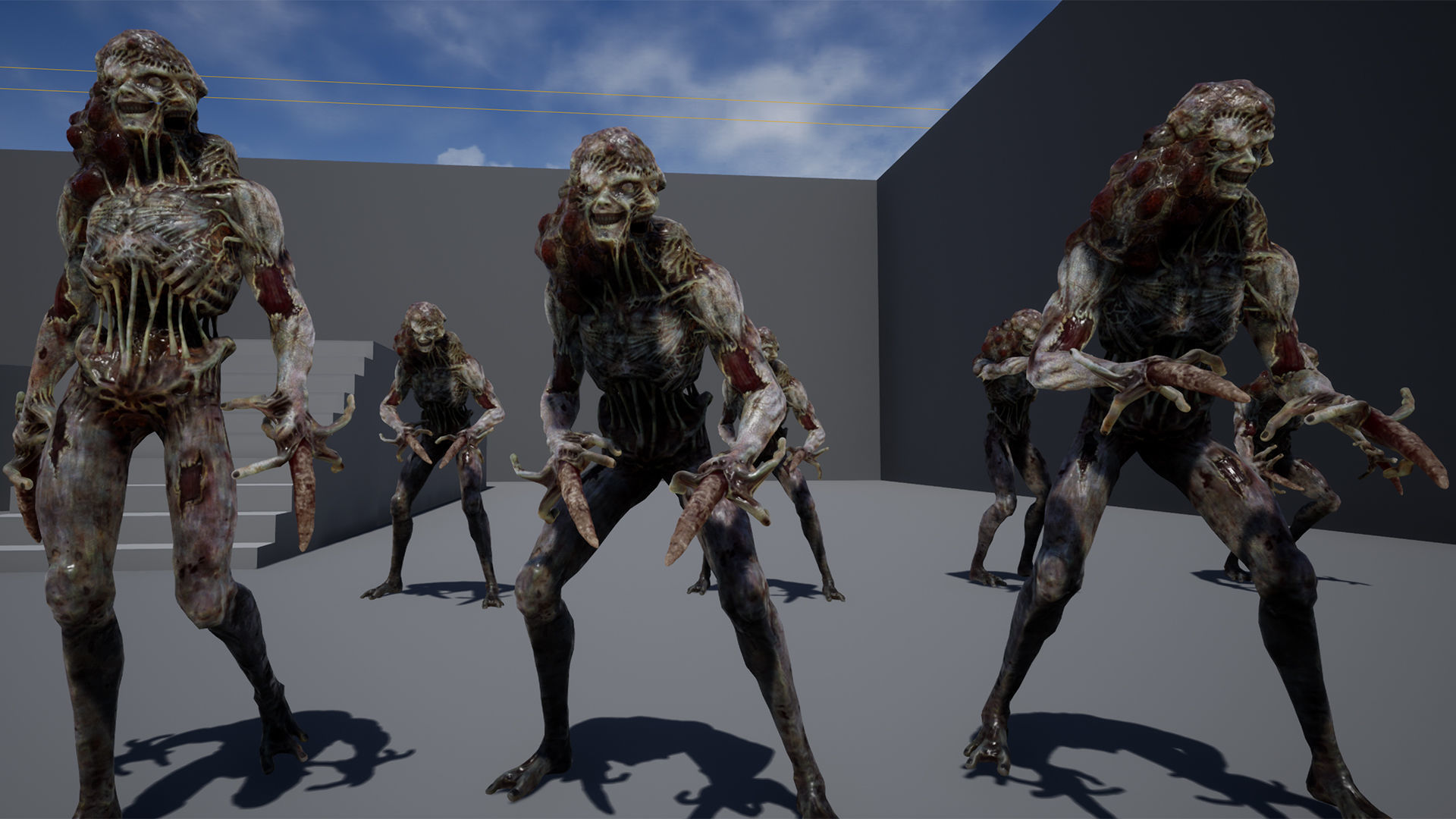 Mutant Monster 2 Low-poly 3D model_14