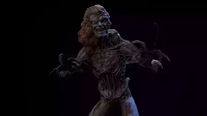 Mutant Monster 2 Low-poly 3D model