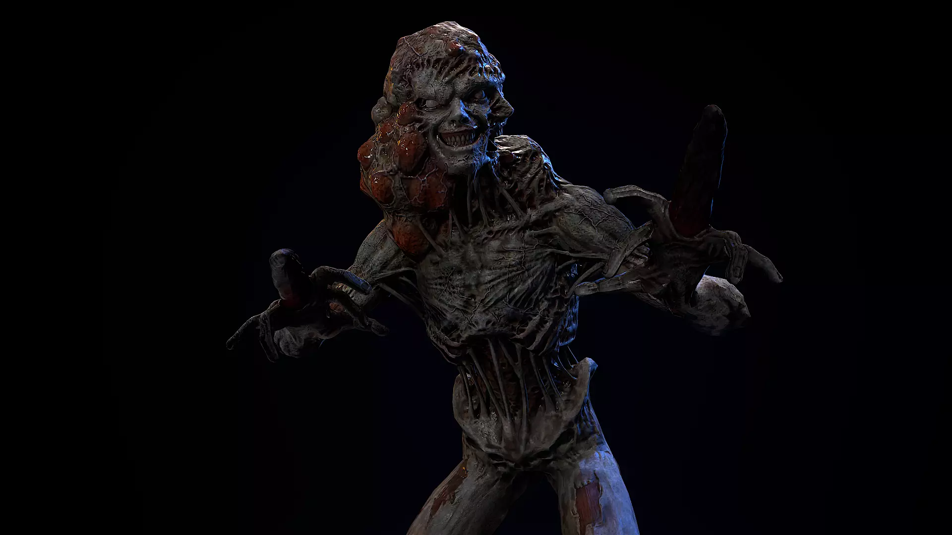 Mutant Monster 2 Low-poly 3D model_0