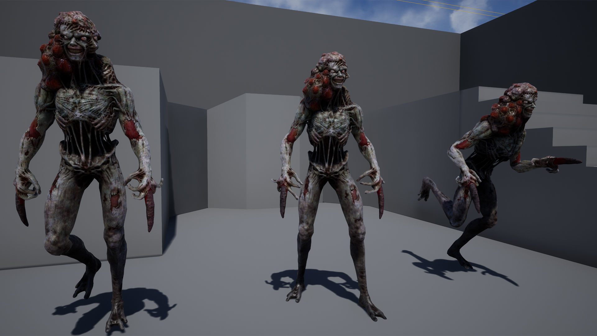 Mutant Monster 2 Low-poly 3D model_13