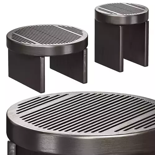 RILLOS SIDE TABLE by Collectorgroup 3D model